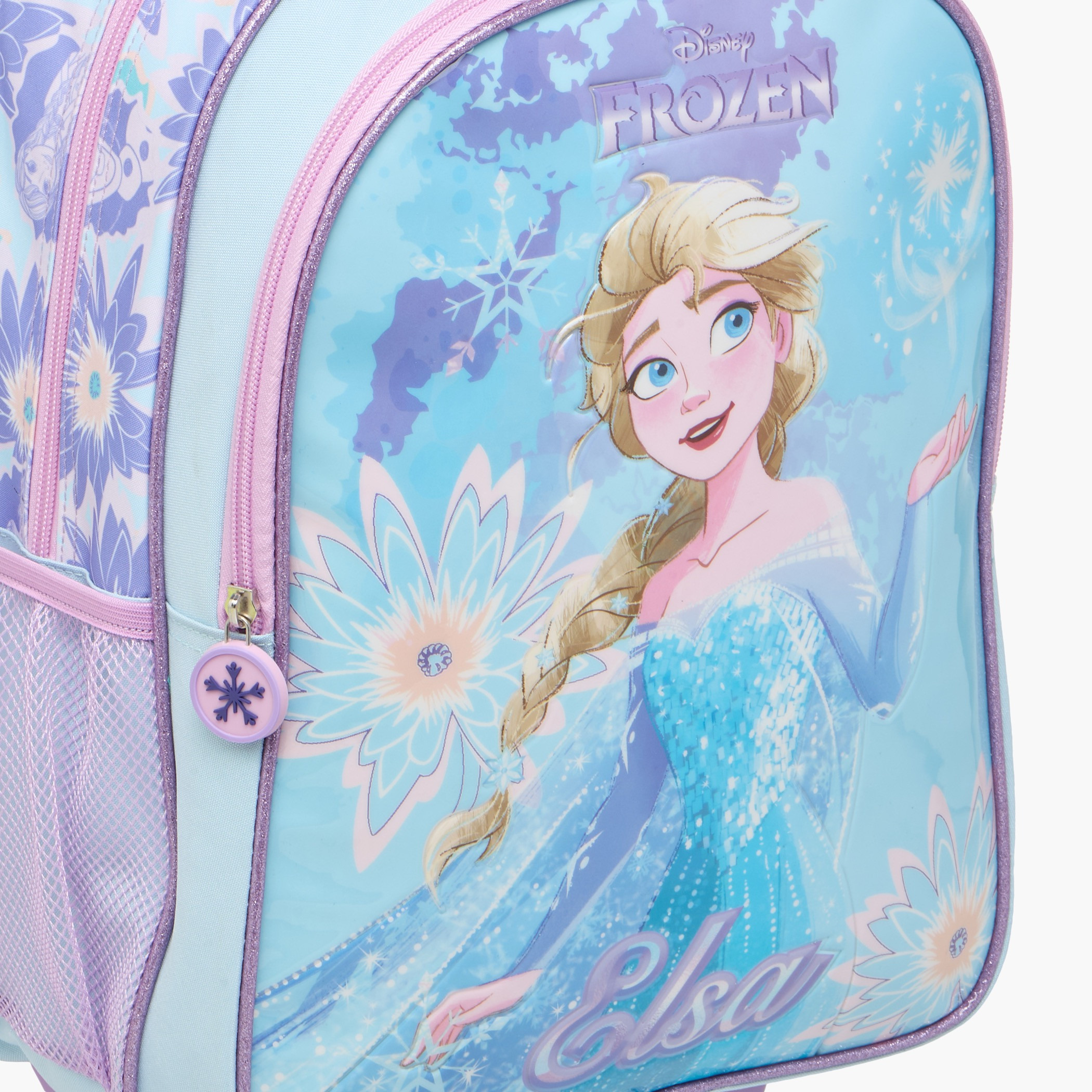 Disney Frozen 3-Piece School Trolley Bag Set for Girls 5-8 Years with Lunch Bag and Pencil Pouch -school-bagsandbackpacks-trolleybags-image-12