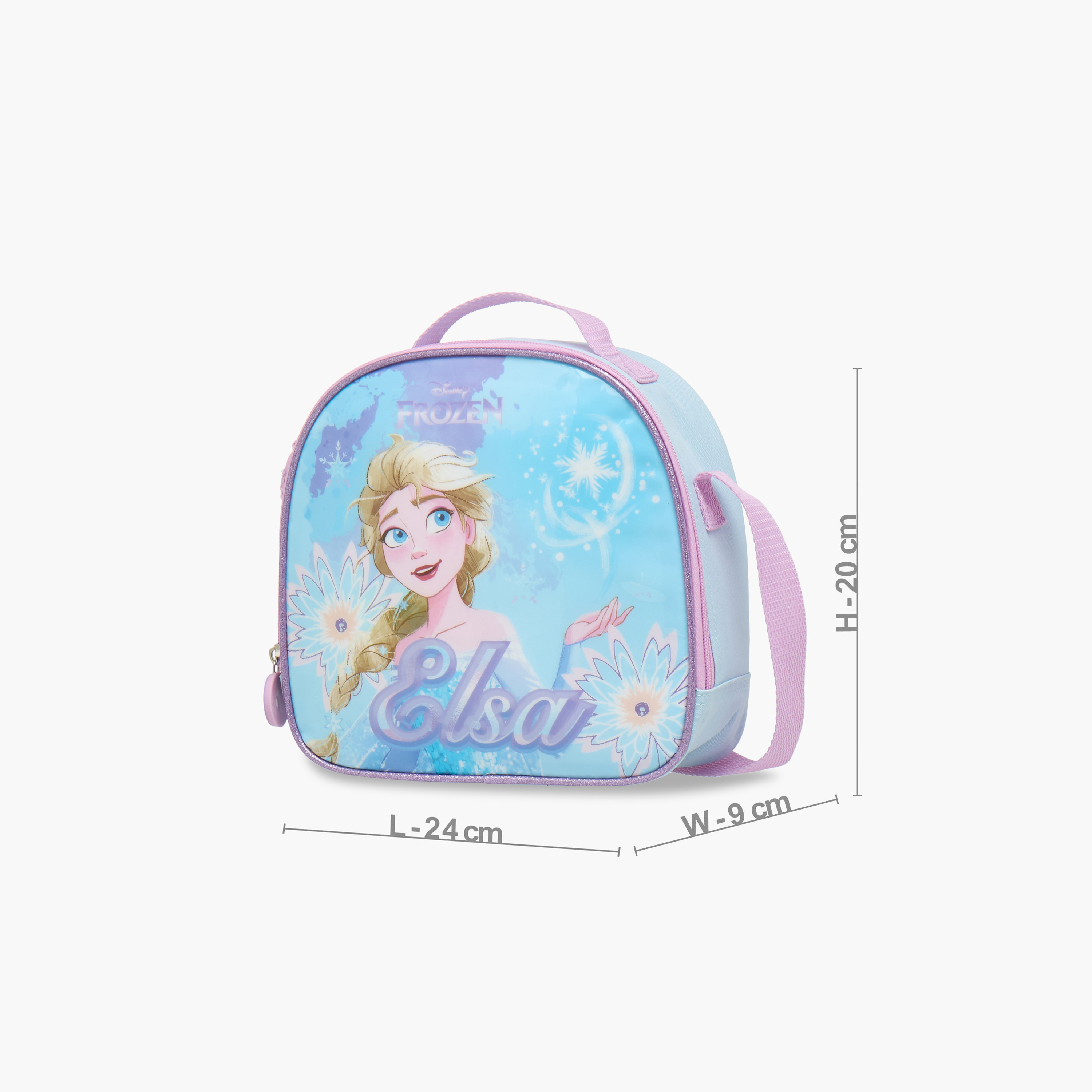 Disney Frozen 3-Piece School Trolley Bag Set for Girls 5-8 Years with Lunch Bag and Pencil Pouch -school-bagsandbackpacks-trolleybags-image-18