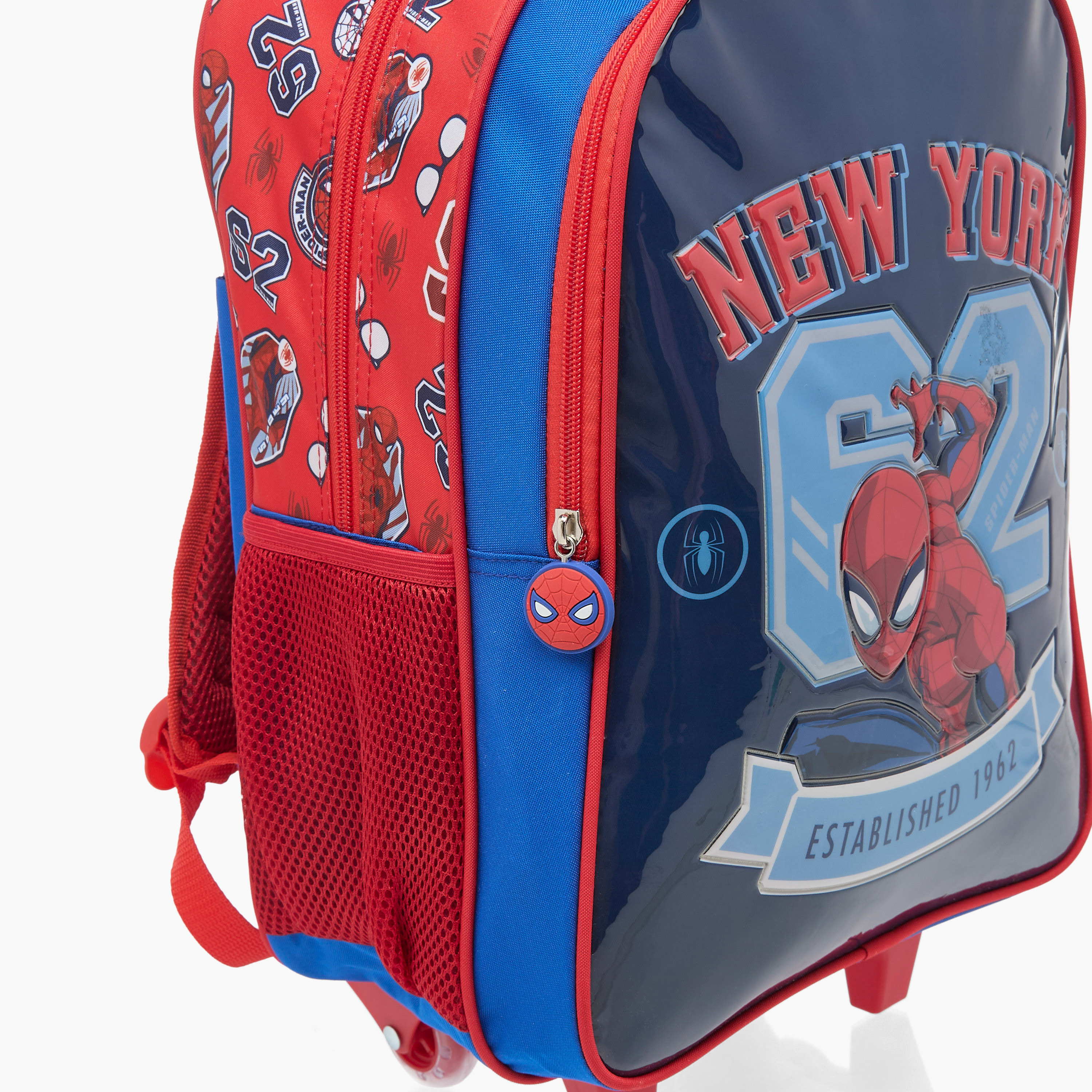 Marvel Spider-Man 3-Piece School Trolley Bag Set for Boys 5-8 Years with Lunch Bag and Pencil Pouch -school-bagsandbackpacks-trolleybags-image-11
