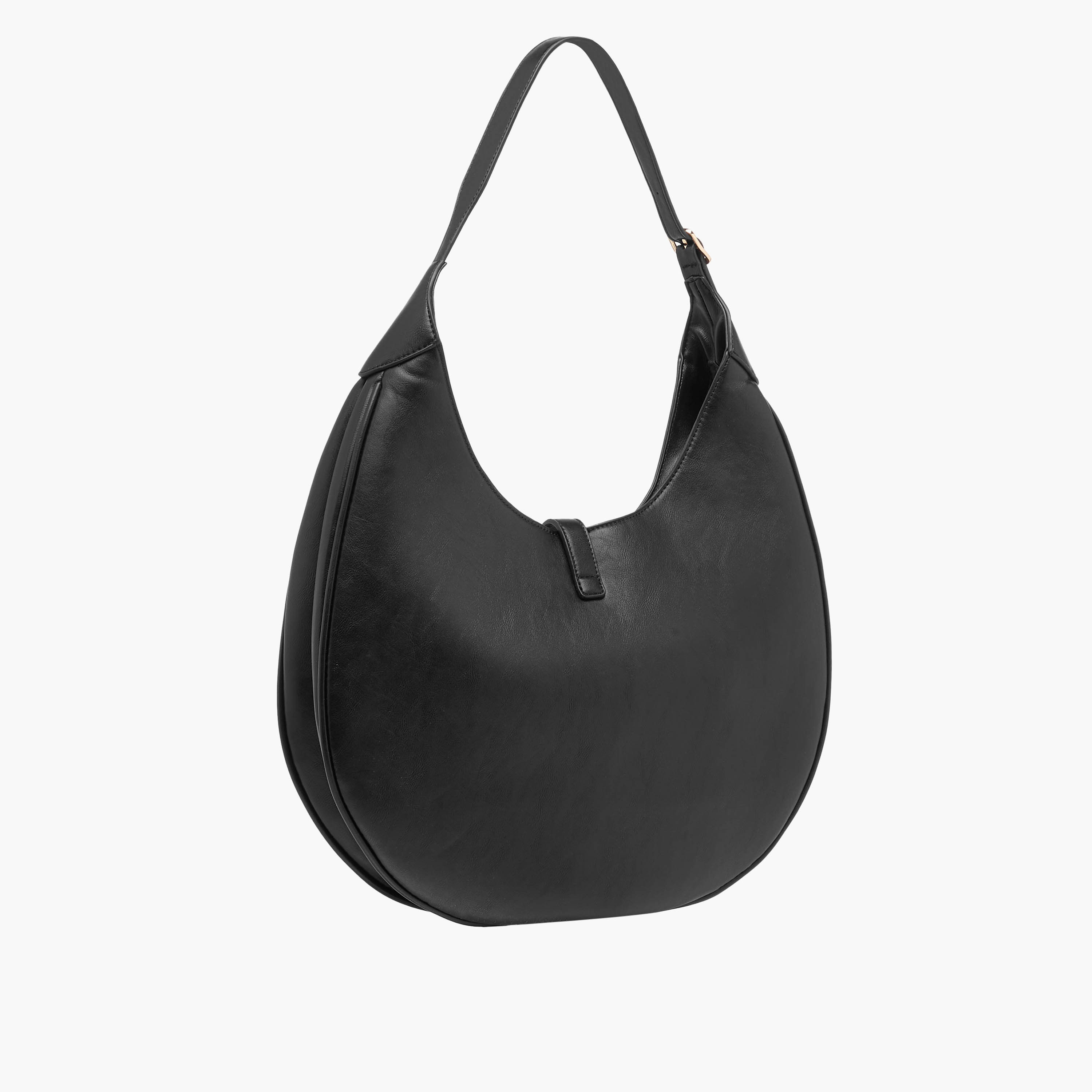 شنطة كتف سادة بسحاب إغلاق من لو كونفرت-women-bagsandwallets-handbags-image-4