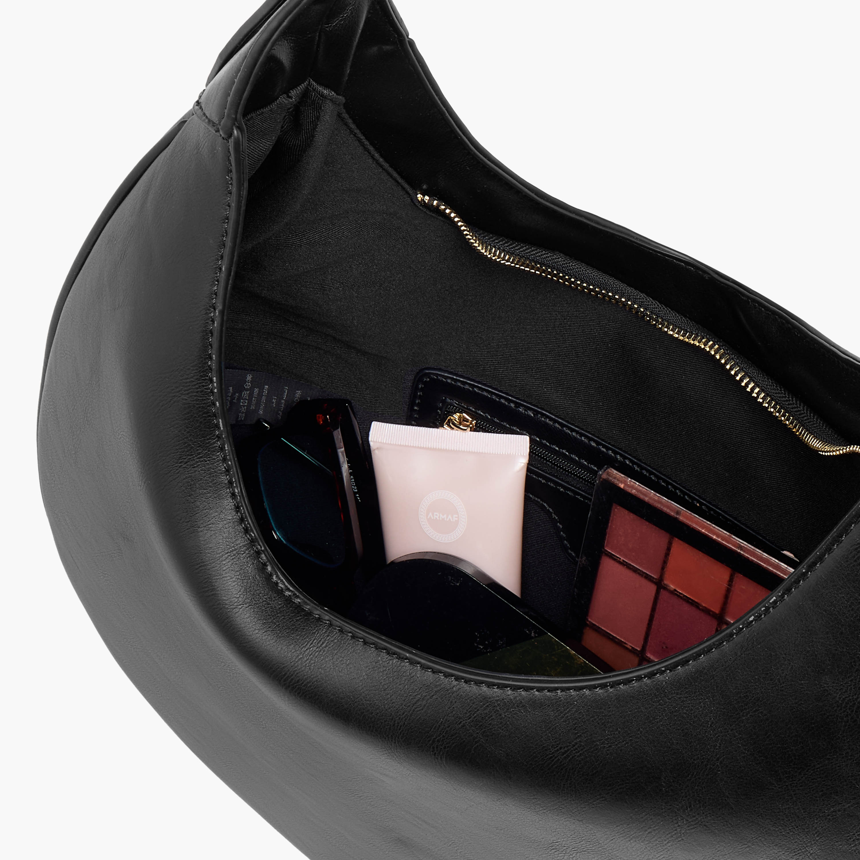 شنطة كتف سادة بسحاب إغلاق من لو كونفرت-women-bagsandwallets-handbags-image-7
