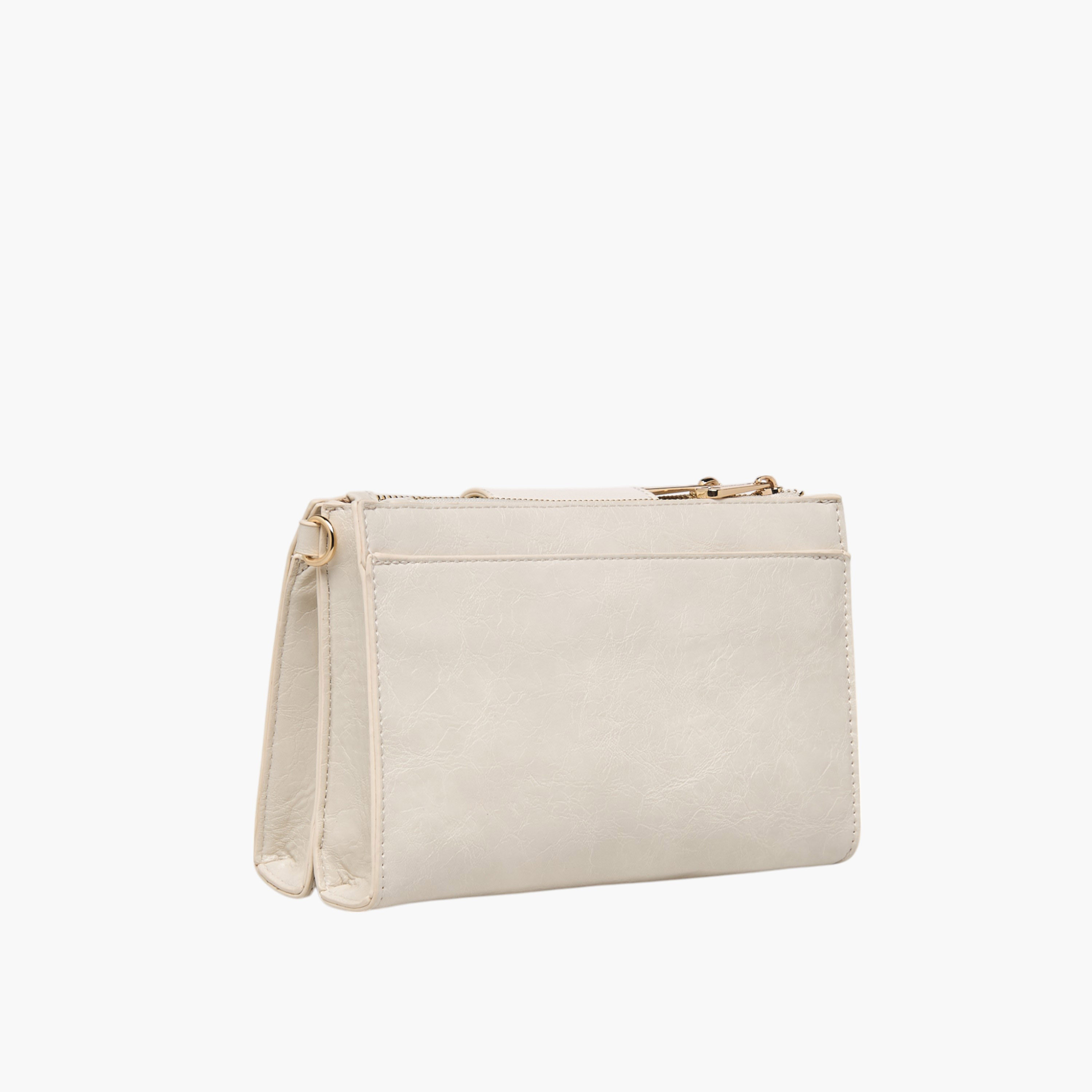 شنطة كروس بودي بارزة الملمس بحزام قابل للفصل وسحاب إغلاق من لو كونفورت-women-bagsandwallets-handbags-image-5