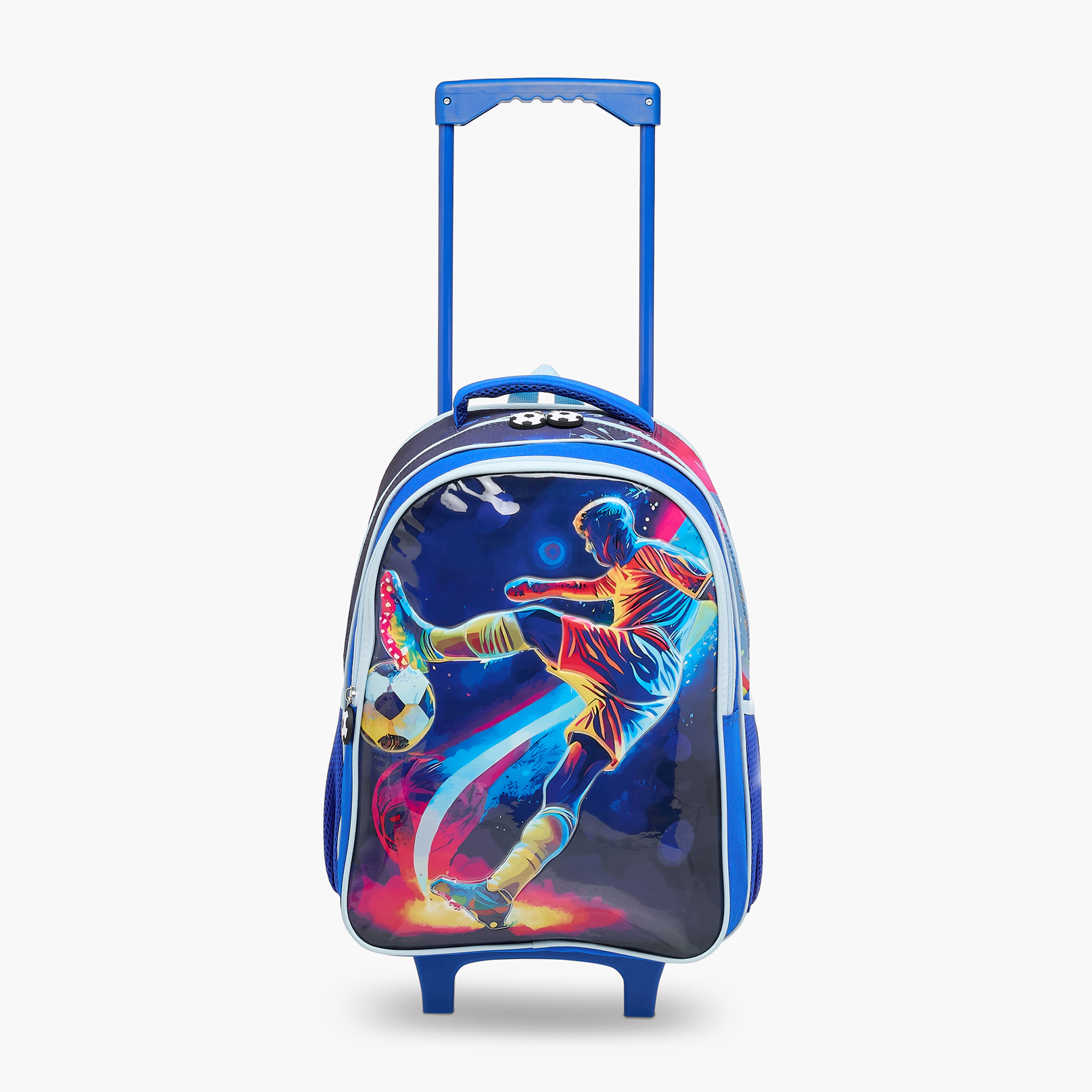 Juniors Football 3-Piece School Trolley Bag Set for Boys 5-8 Years with Lunch Bag and Pencil Pouch -school-bagsandbackpacks-trolleybags-image-8