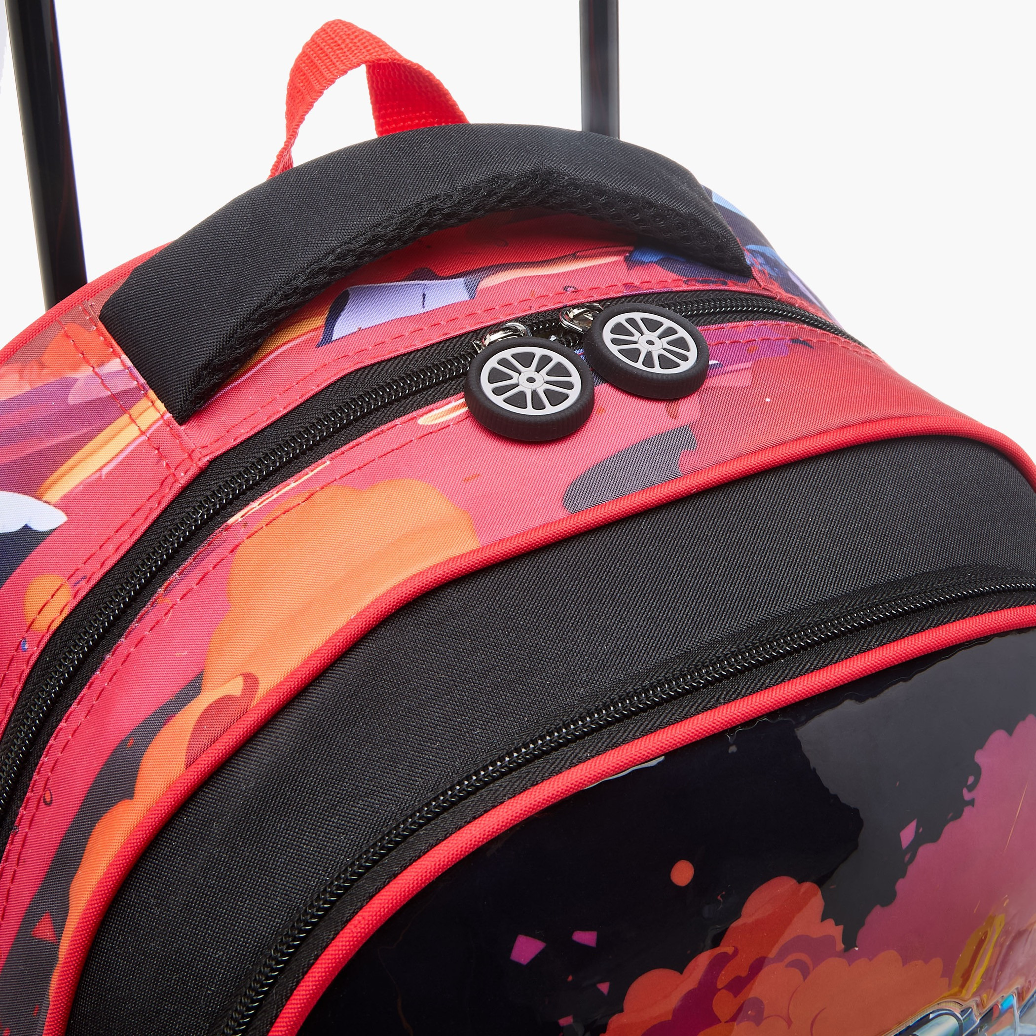 Juniors Vehicles 3-Piece School Trolley Bag Set for Boys 5-8 Years with Lunch Bag and Pencil Pouch -school-bagsandbackpacks-trolleybags-image-15