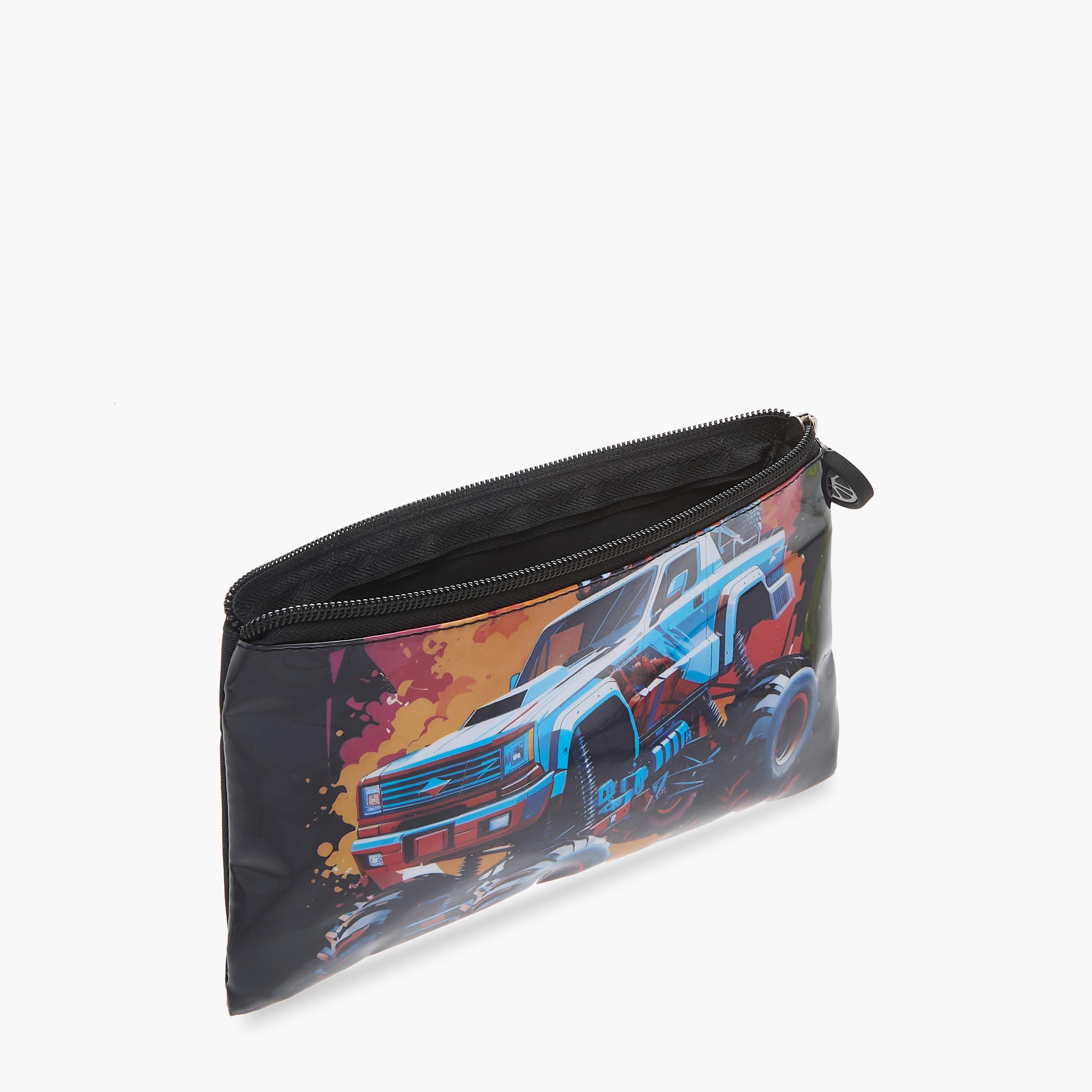 Juniors Vehicles 3-Piece School Trolley Bag Set for Boys 5-8 Years with Lunch Bag and Pencil Pouch -school-bagsandbackpacks-trolleybags-image-20