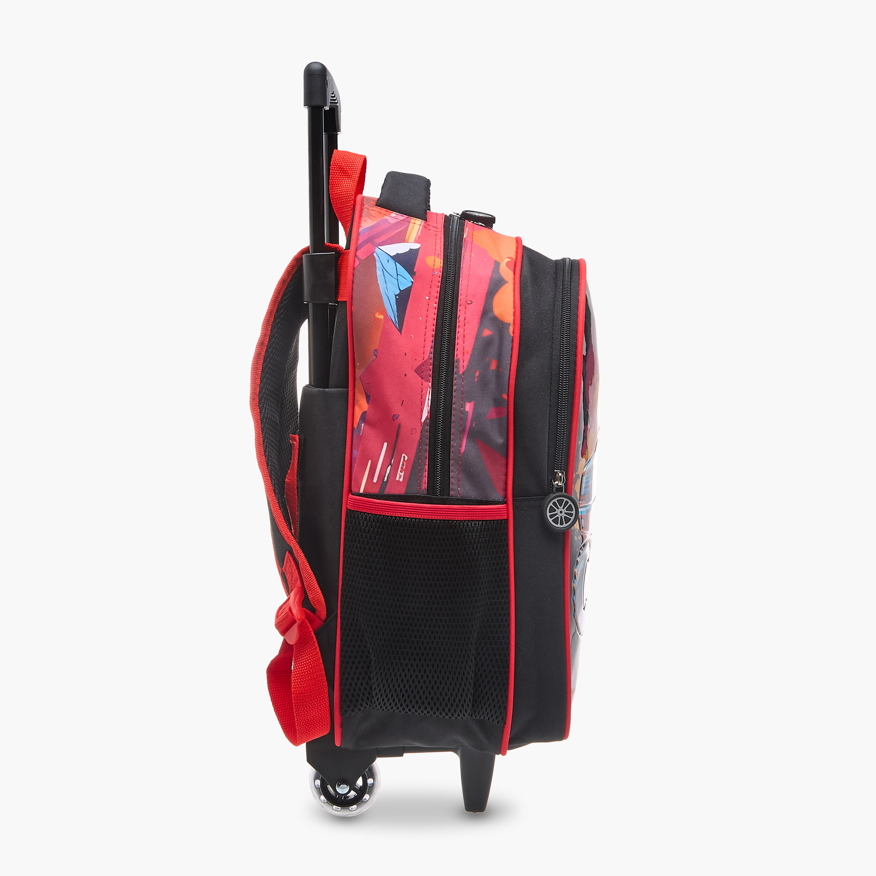 Juniors Vehicles 3-Piece School Trolley Bag Set for Boys 5-8 Years with Lunch Bag and Pencil Pouch -school-bagsandbackpacks-trolleybags-image-6