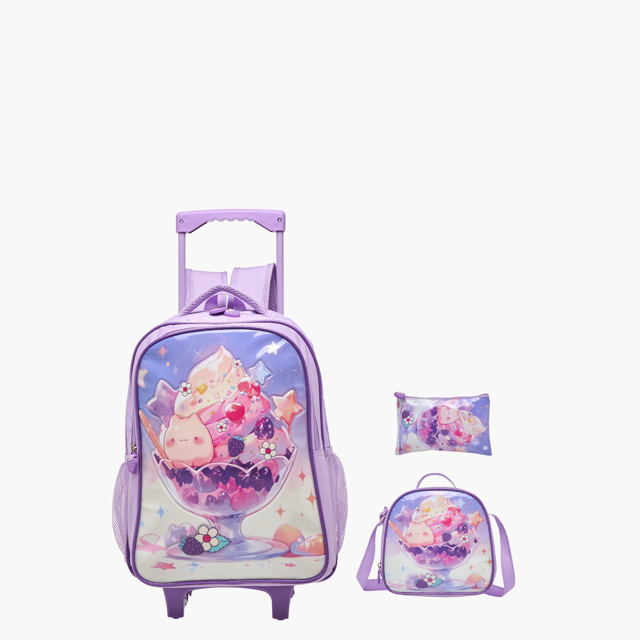 Juniors Printed 3-Piece School Trolley Bag Set for Girls 5-8 Years with Lunch Bag and Pencil Pouch -school-bagsandbackpacks-trolleybags-image-1