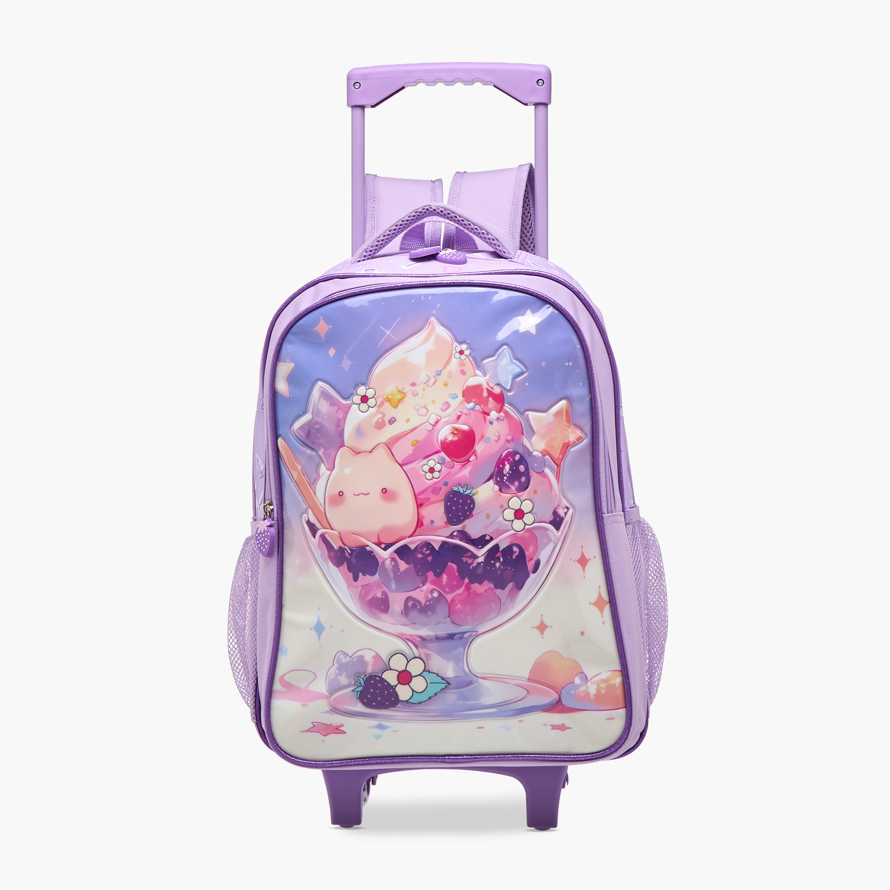 Juniors Printed 3-Piece School Trolley Bag Set for Girls 5-8 Years with Lunch Bag and Pencil Pouch -school-bagsandbackpacks-trolleybags-image-4