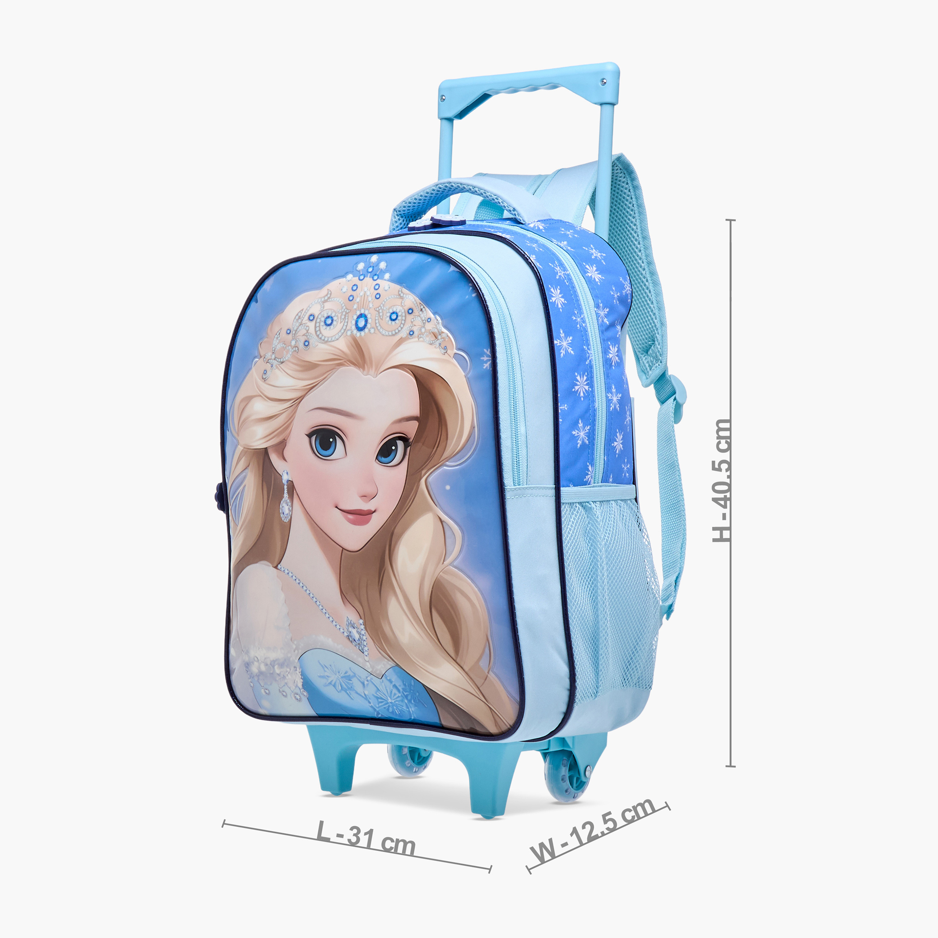 Juniors Princess 3-Piece School Trolley Bag Set for Girls 5-8 Years with Lunch Bag and Pencil Pouch -school-bagsandbackpacks-trolleybags-image-5
