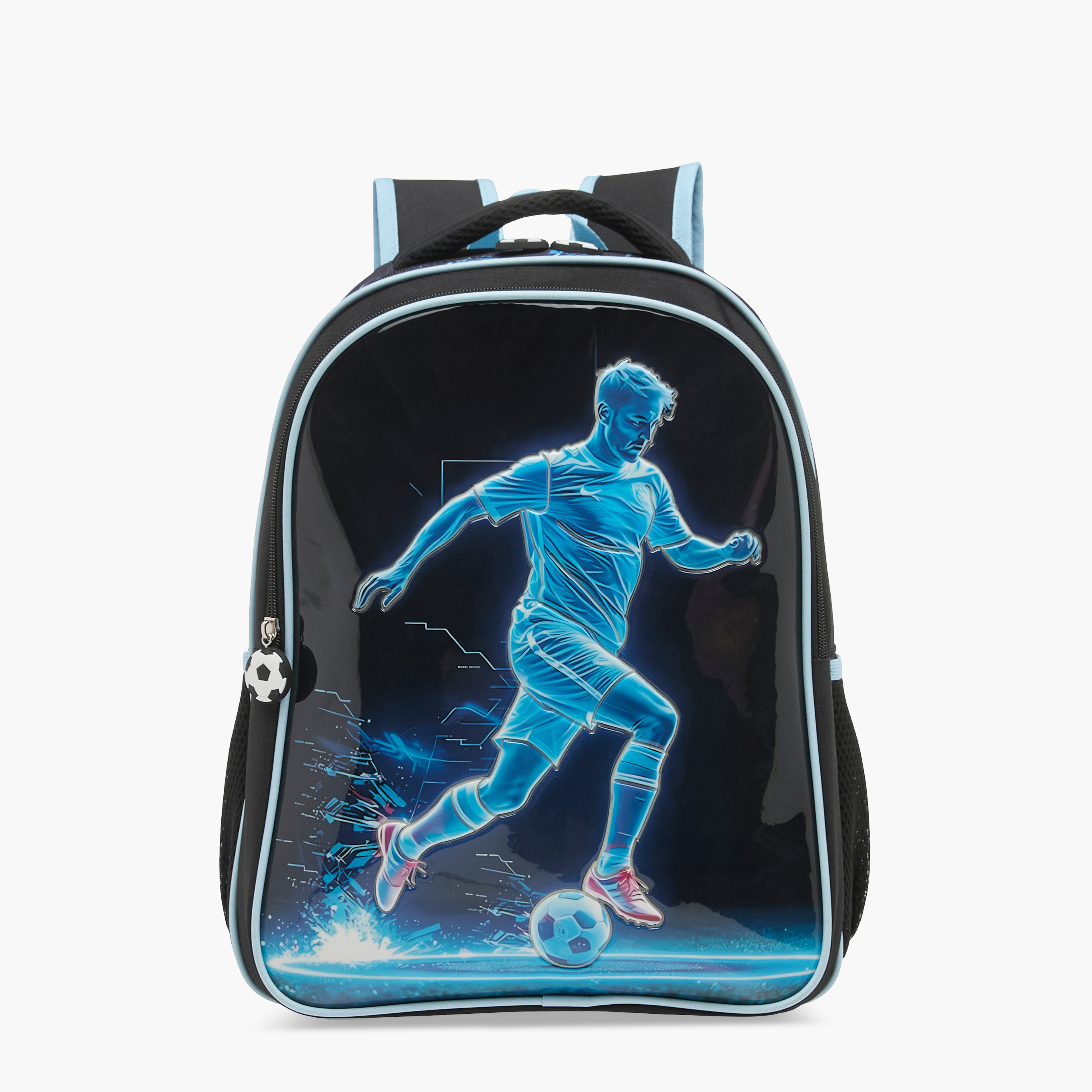 Juniors Football 3-Piece School Backpack Set for Boys 5-8 Years with Lunch Bag and Pencil Pouch -school-bagsandbackpacks-backpacks-image-4