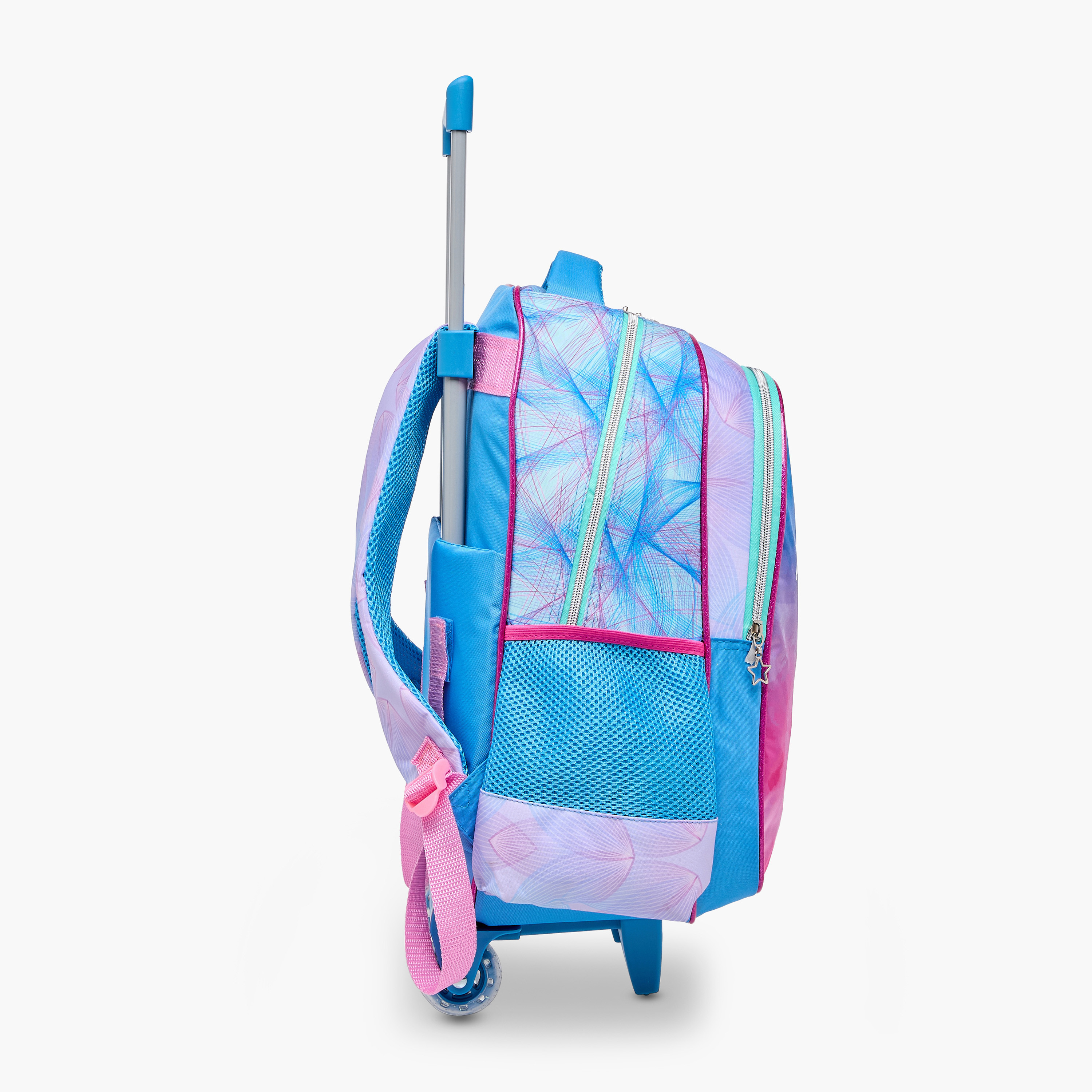 Juniors Printed 5-Piece School Trolley Bag Set for Girls 5-8 Years with Lunch Bag and Pencil Pouch -school-bagsandbackpacks-trolleybags-image-5