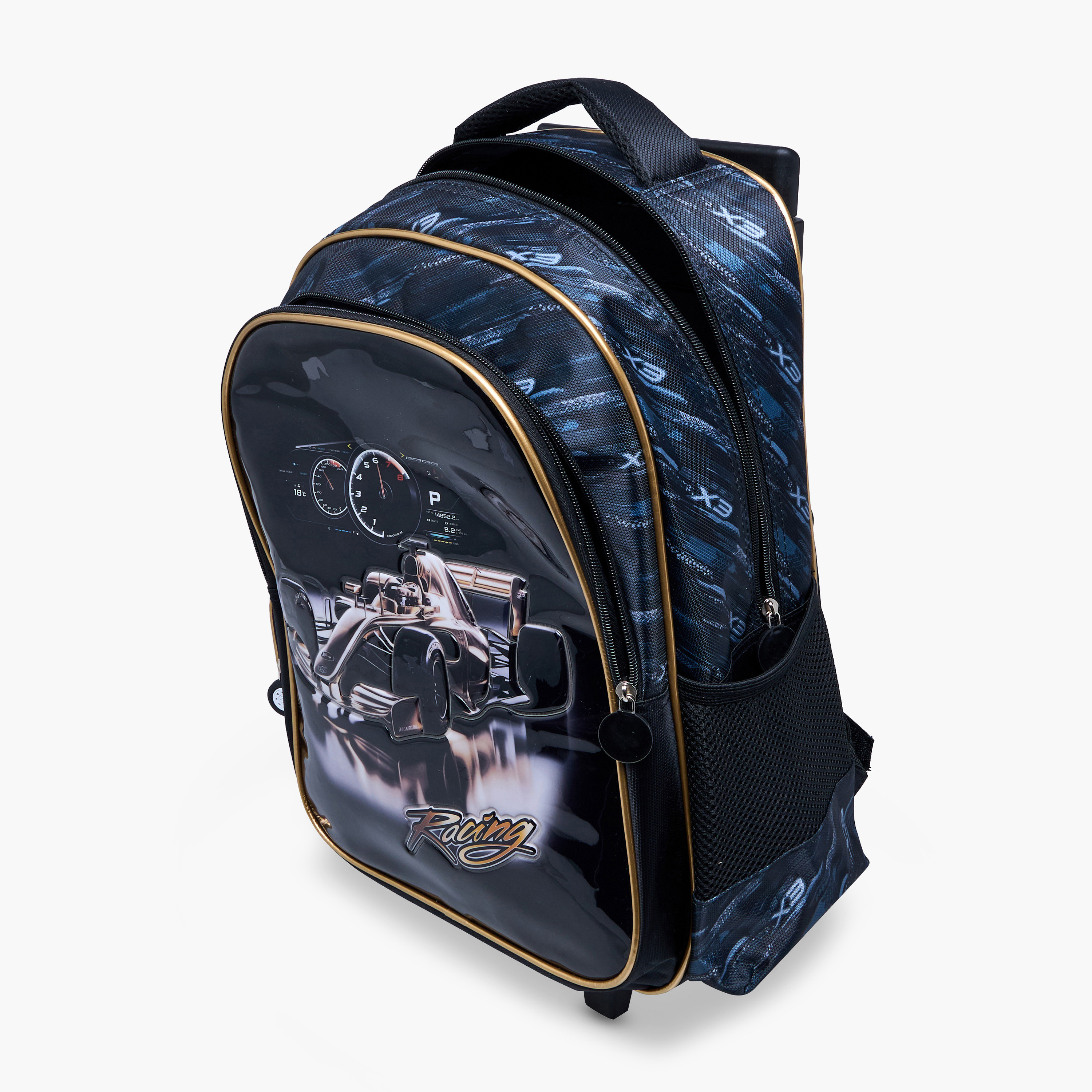 Juniors Printed 5-Piece School Trolley Bag Set for Boys 5-8 Years with Lunch Bag and Pencil Pouch -school-bagsandbackpacks-trolleybags-image-14