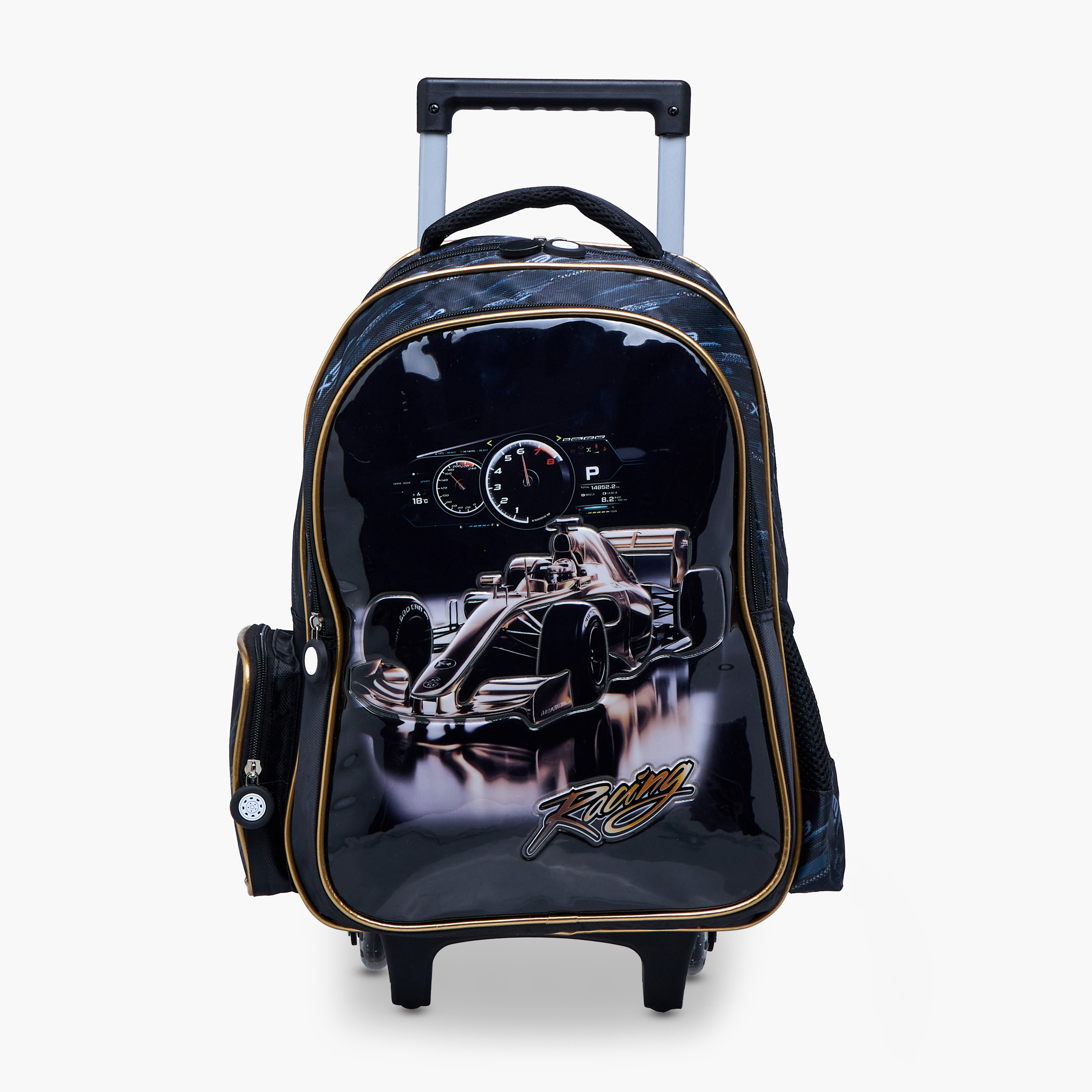 Juniors Printed 5-Piece School Trolley Bag Set for Boys 5-8 Years with Lunch Bag and Pencil Pouch -school-bagsandbackpacks-trolleybags-image-2