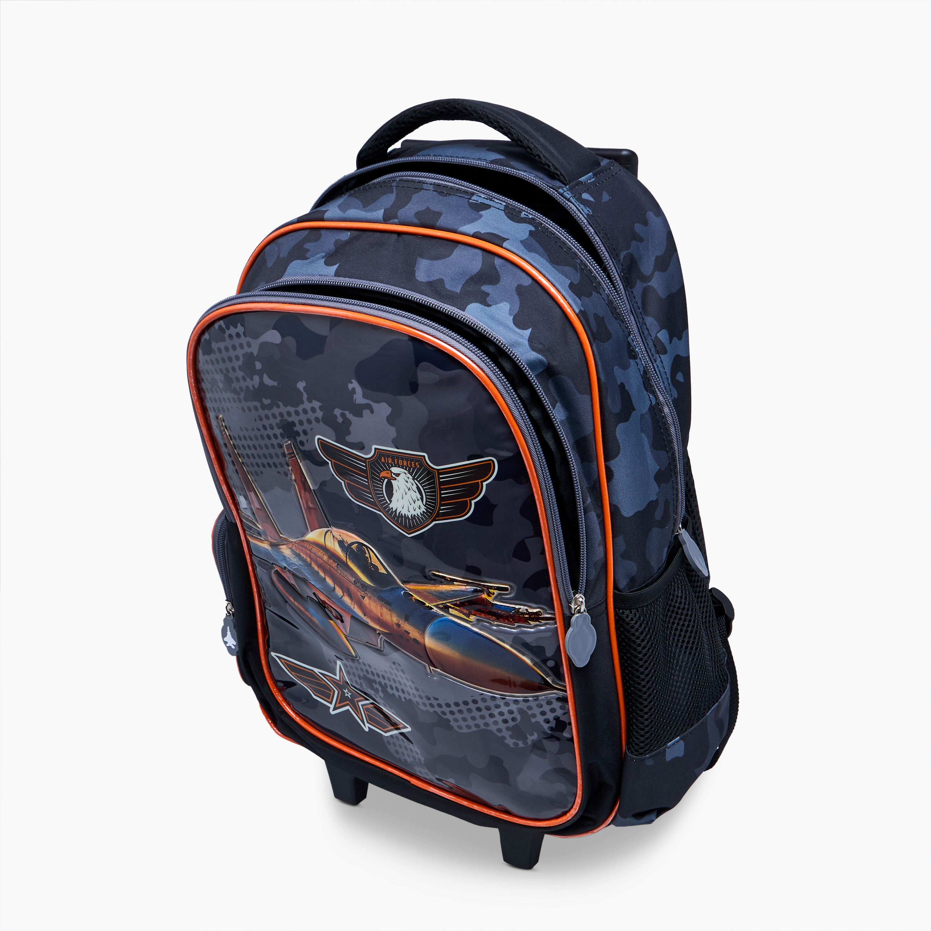 Juniors Printed 5-Piece School Trolley Bag Set for Boys 5-8 Years with Lunch Bag and Pencil Pouch -school-bagsandbackpacks-trolleybags-image-15
