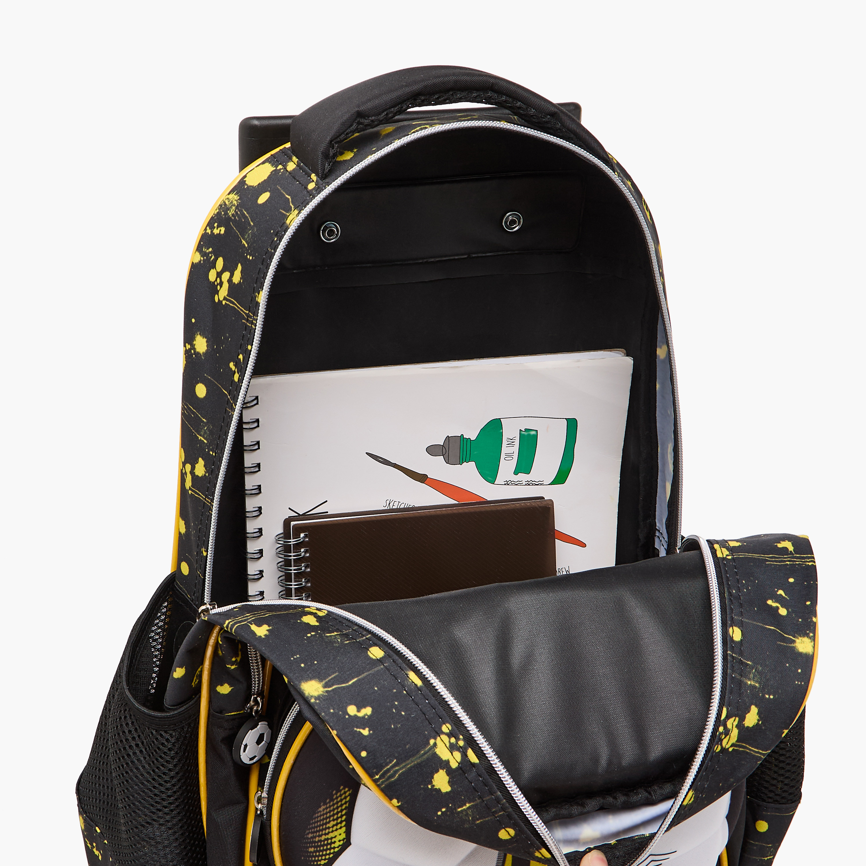 Juniors Football 5-Piece School Trolley Bag Set for Boys 5-8 Years with Lunch Bag and Pencil Pouch -school-bagsandbackpacks-trolleybags-image-15