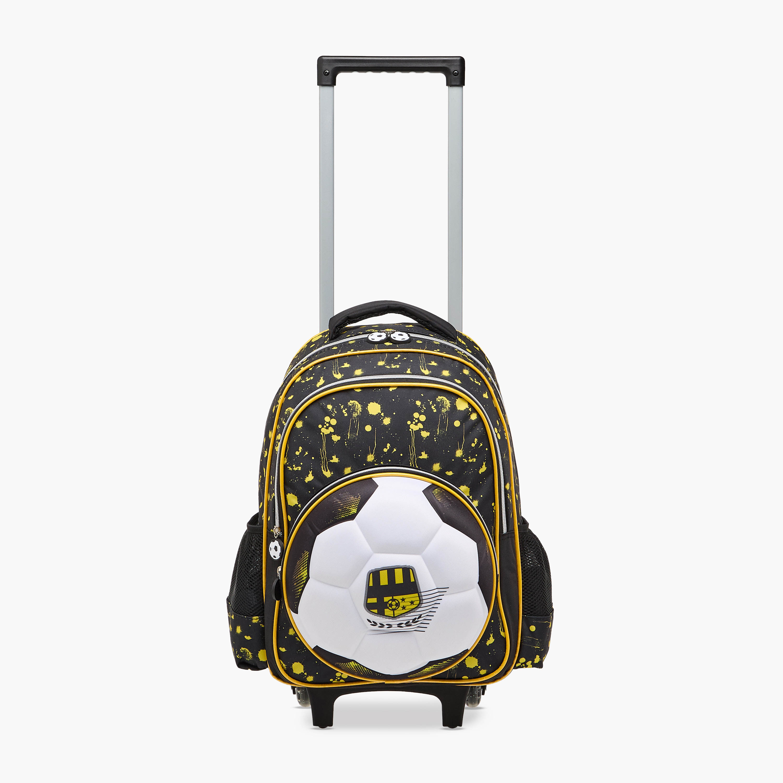 Juniors Football 5-Piece School Trolley Bag Set for Boys 5-8 Years with Lunch Bag and Pencil Pouch -school-bagsandbackpacks-trolleybags-image-2