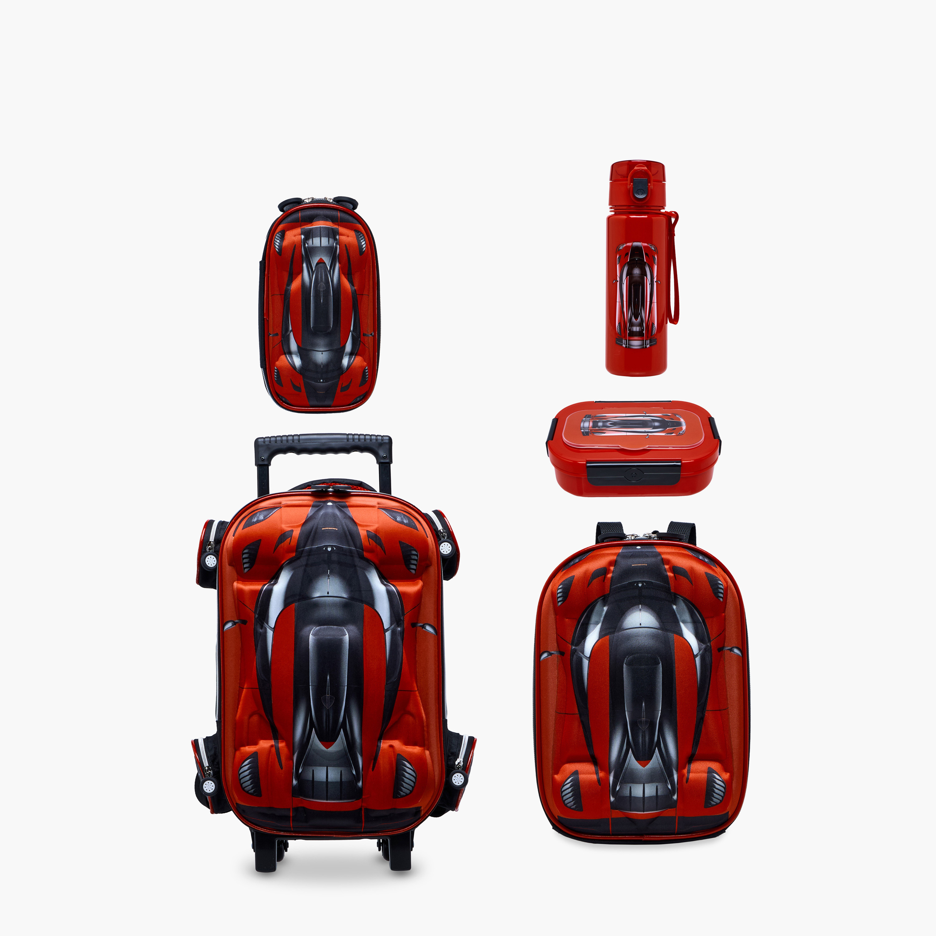 Juniors Printed 5-Piece School Trolley Bag Set for Boys 5-8 Years with Lunch Bag and Pencil Pouch -school-bagsandbackpacks-trolleybags-image-1