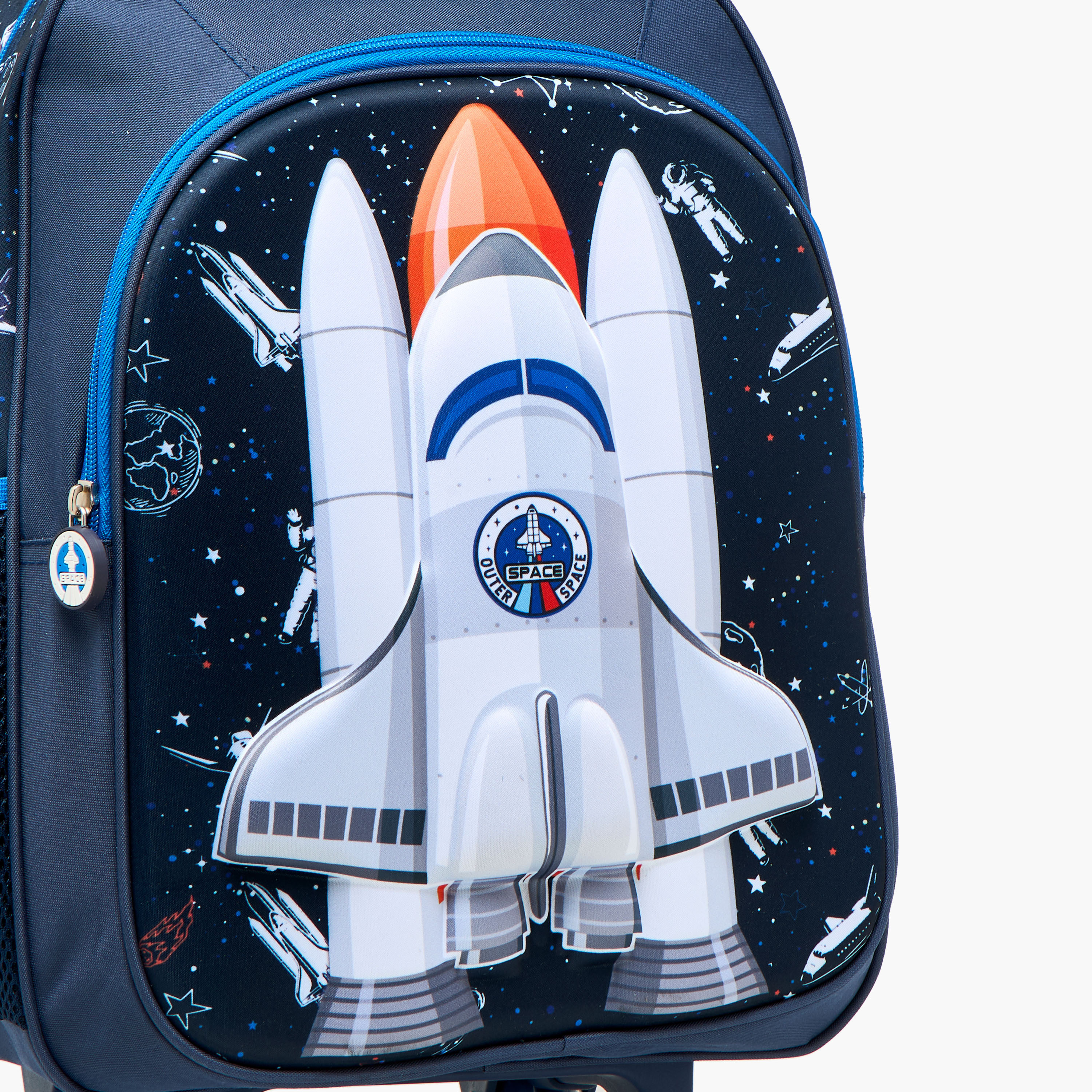 Juniors Space Rocket Print 5-Piece Trolley Backpack Set - 16 inches-school-bagsandbackpacks-trolleybags-image-12