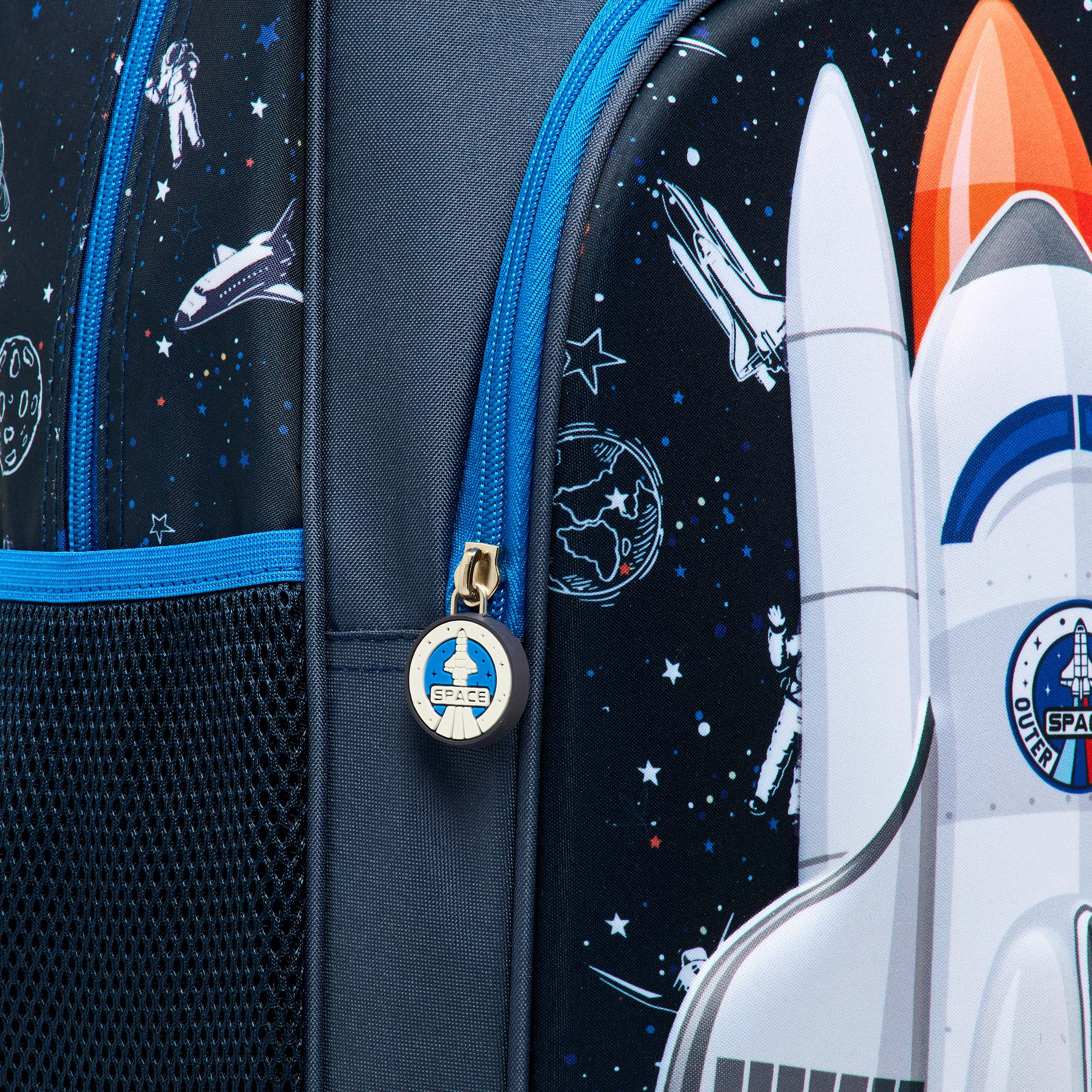 Juniors Space Rocket Print 5-Piece Trolley Backpack Set - 16 inches-school-bagsandbackpacks-trolleybags-image-13