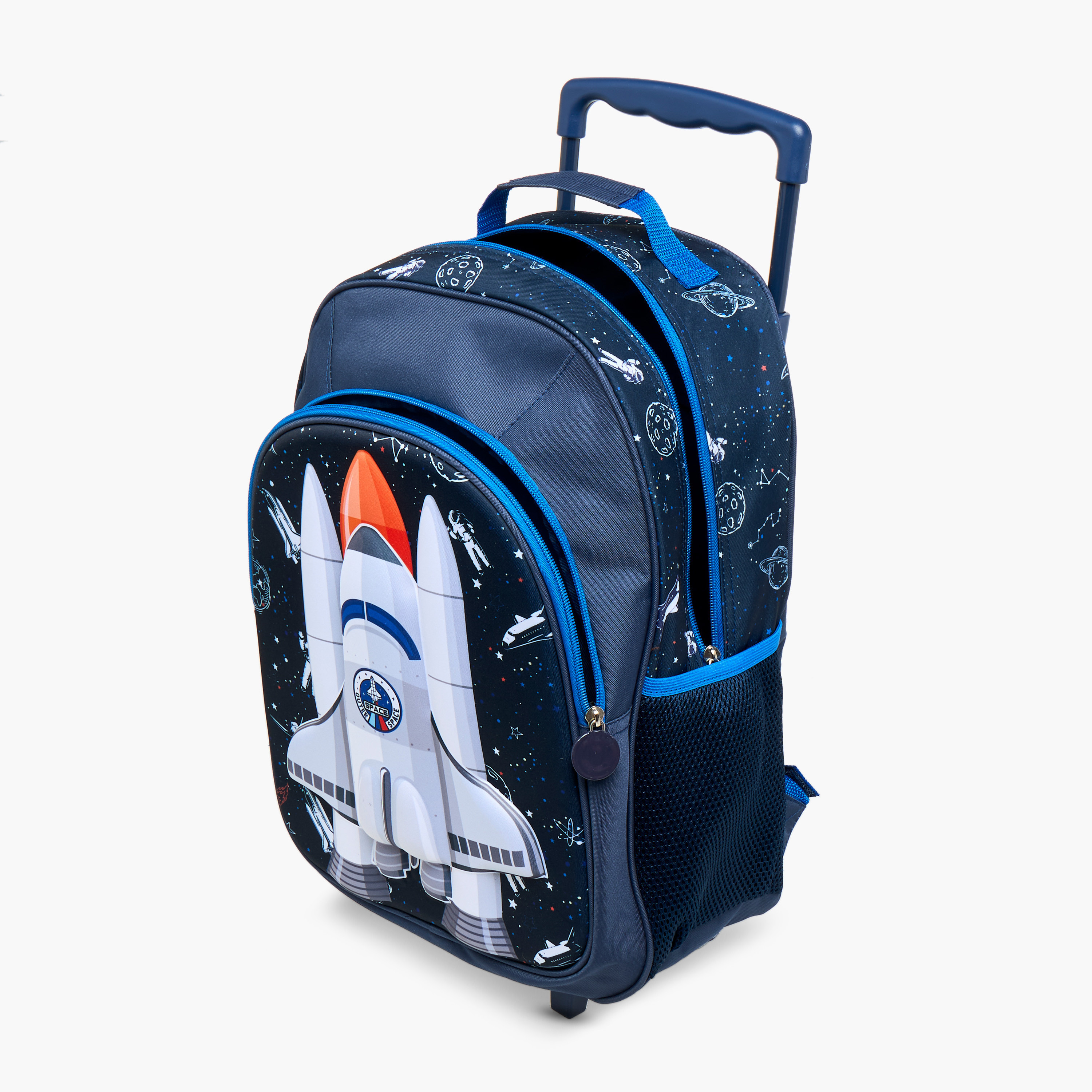 Juniors Space Rocket Print 5-Piece Trolley Backpack Set - 16 inches-school-bagsandbackpacks-trolleybags-image-19