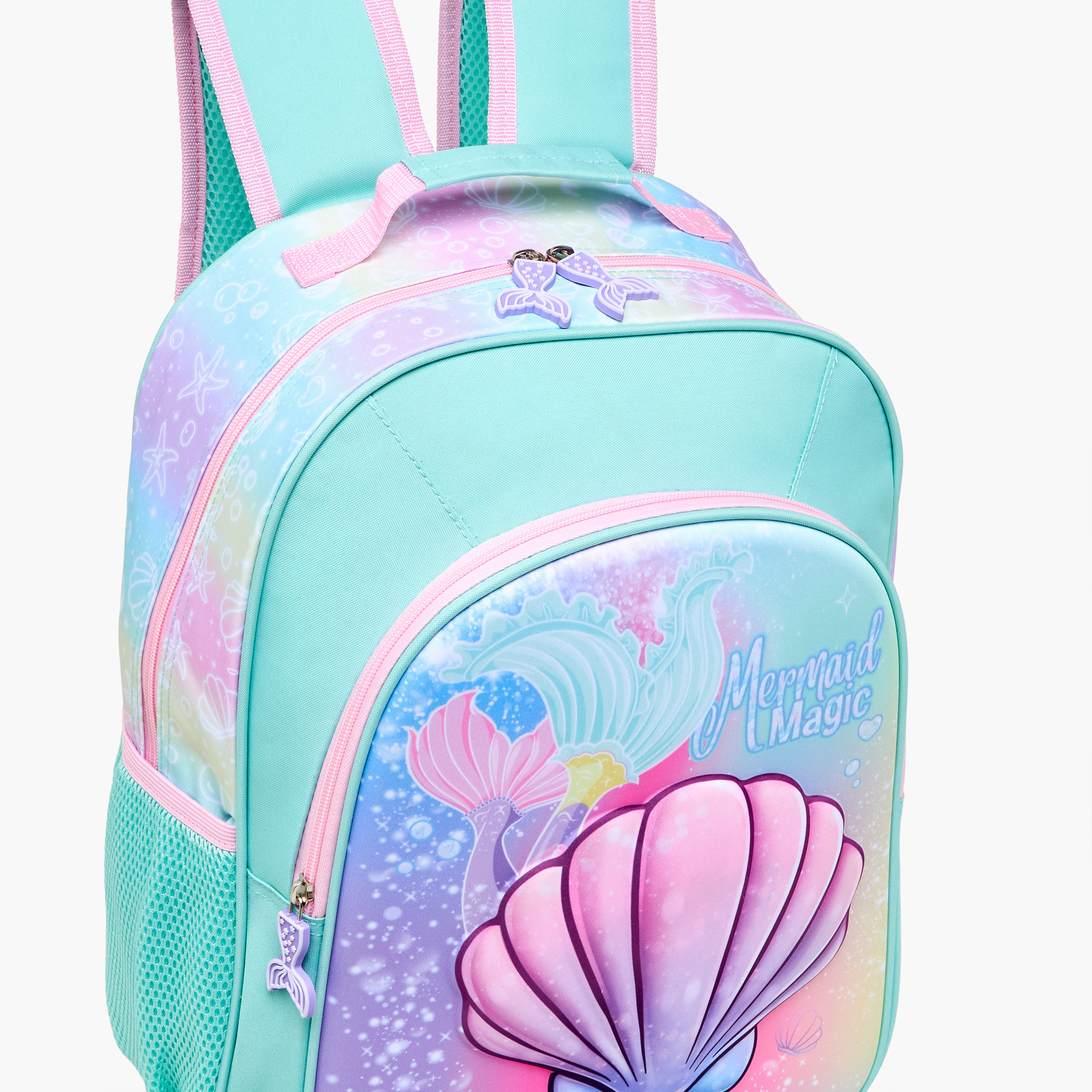 Juniors Seashell Print 5-Piece Backpack Set - 16 inches-school-bagsandbackpacks-backpacks-image-9