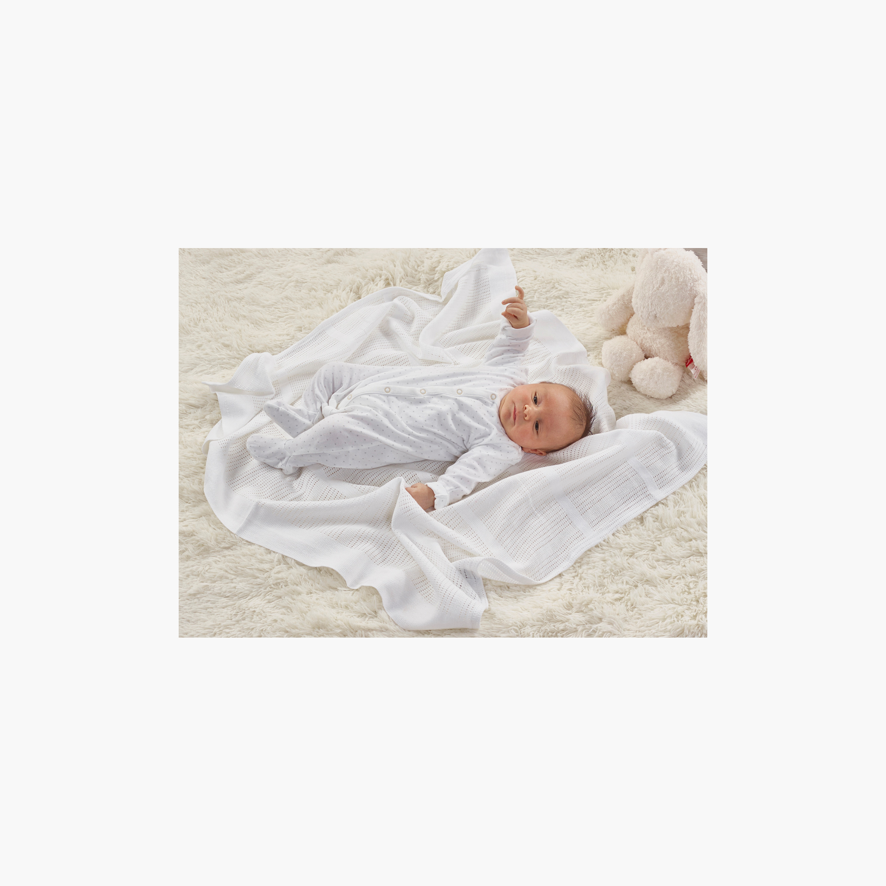 بطانية خلوية من قطعتين قطن بنسبة 100% من كيندر فالي-baby-nursery-blanketsandswaddles-blanketsandquilts-image-5