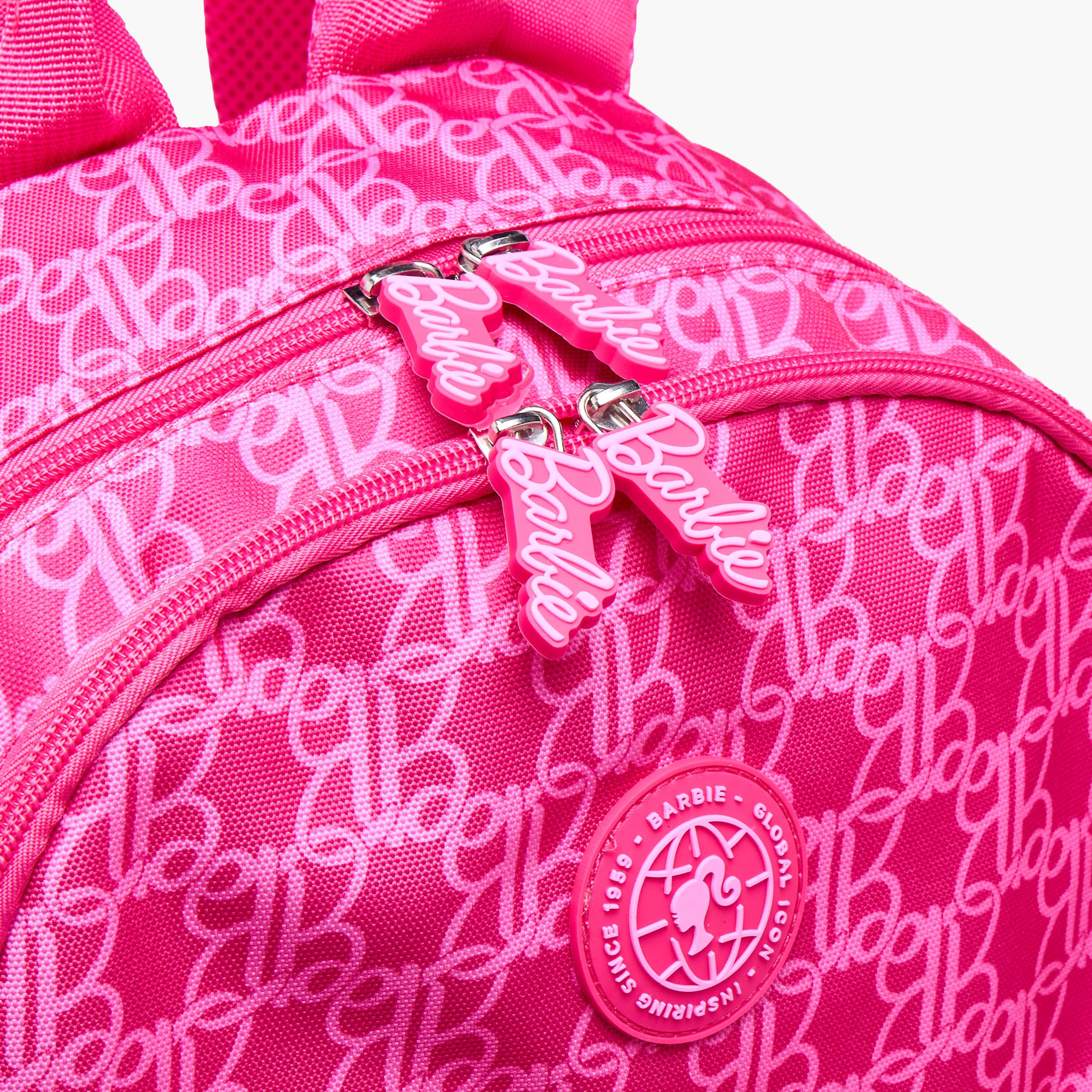 Barbie Printed Backpack with Adjustable Straps and Zip Closure - 16 inches-school-bagsandbackpacks-backpacks-image-7