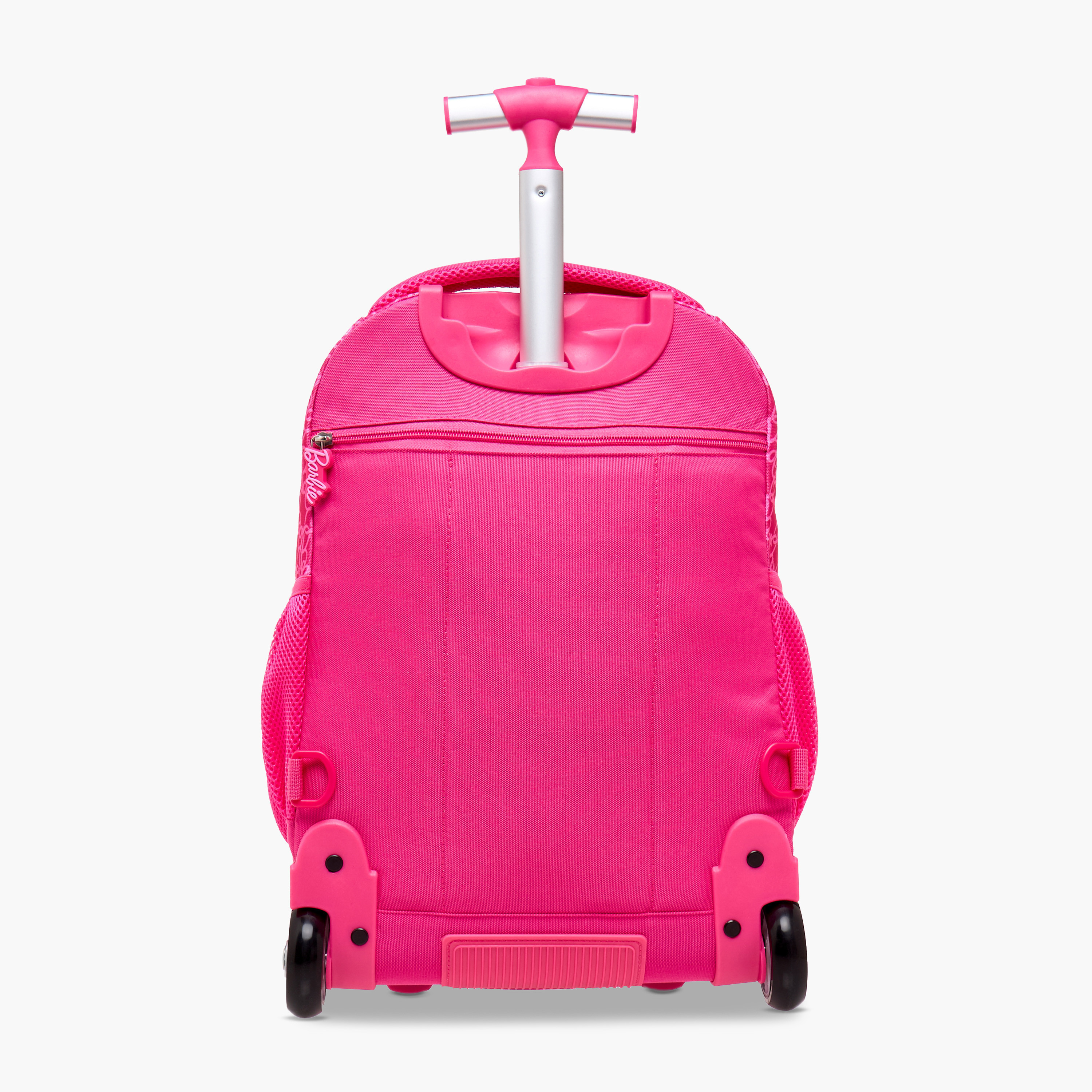 Barbie Print Trolley Backpack with Retractable Handle - 16 inches-school-bagsandbackpacks-trolleybags-image-7