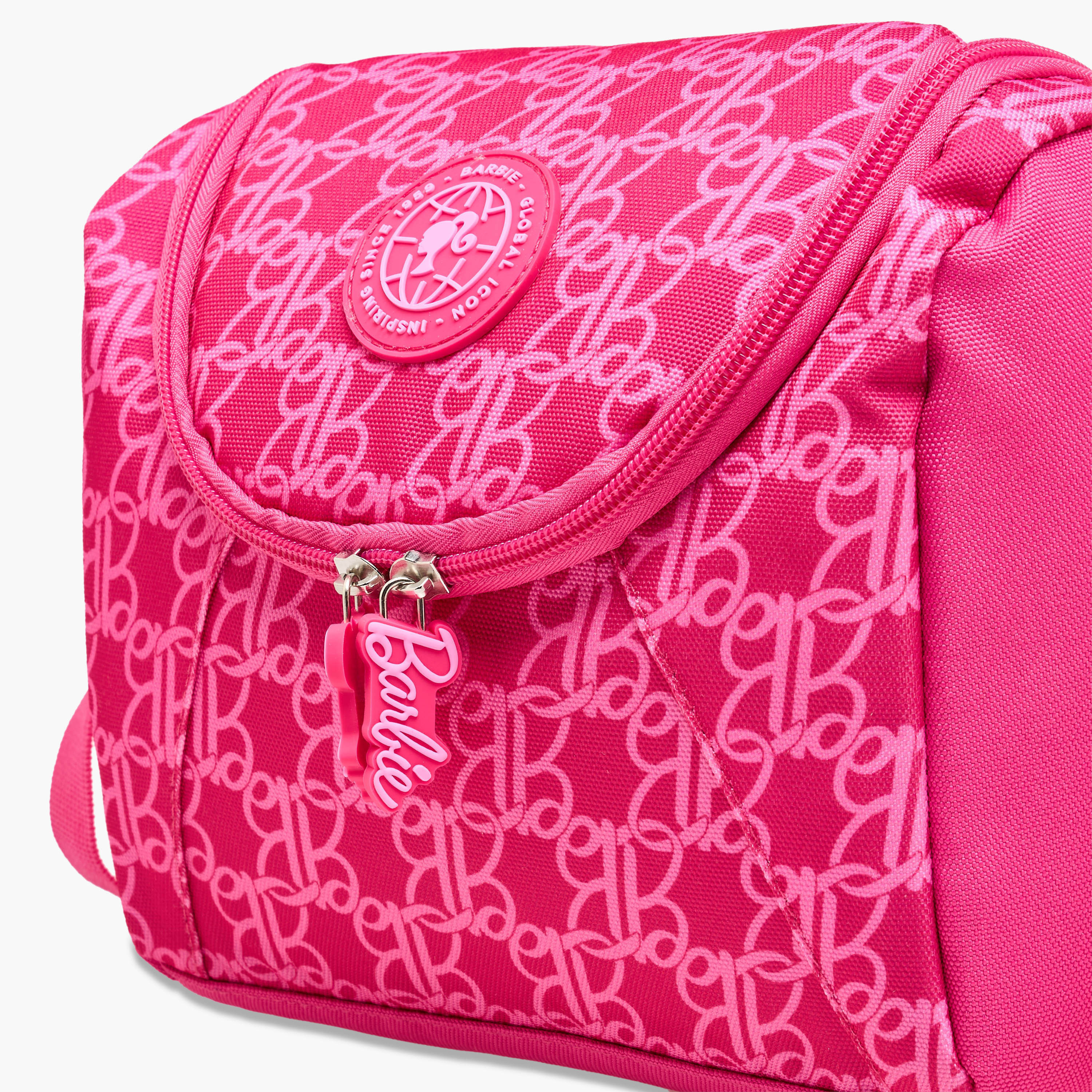 شنطة غداء بسحاب إغلاق وحزام قابل للفصل وطبعات باربي-school-lunchessentials-lunchbags-image-3