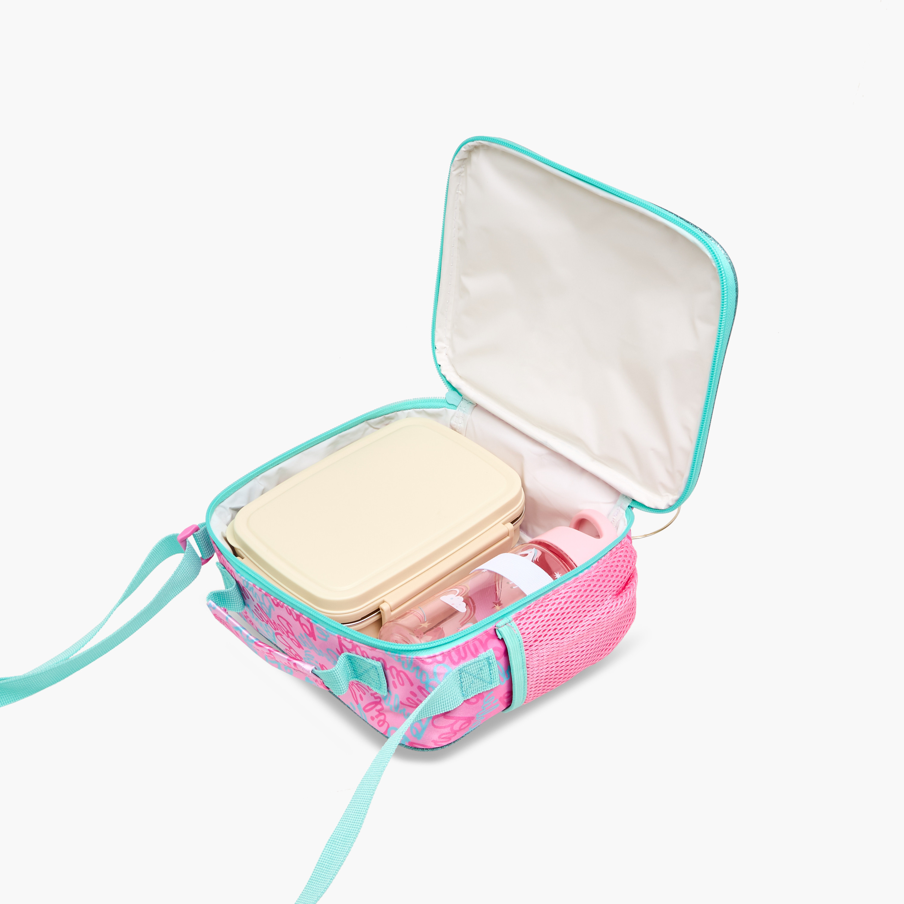 Barbie Printed Lunch Bag with Adjustable Strap and Zip Closure-school-lunchessentials-lunchbags-image-8