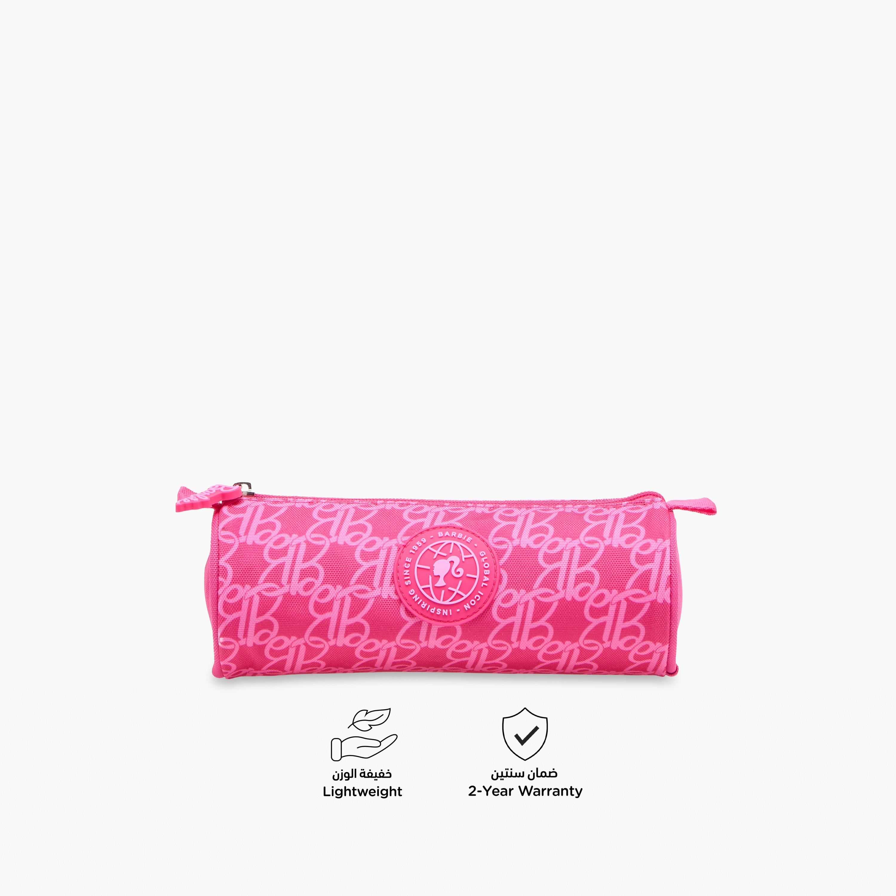 Barbie Printed Pencil Pouch with Zip Closure-school-stationery-pencilcases-image-4