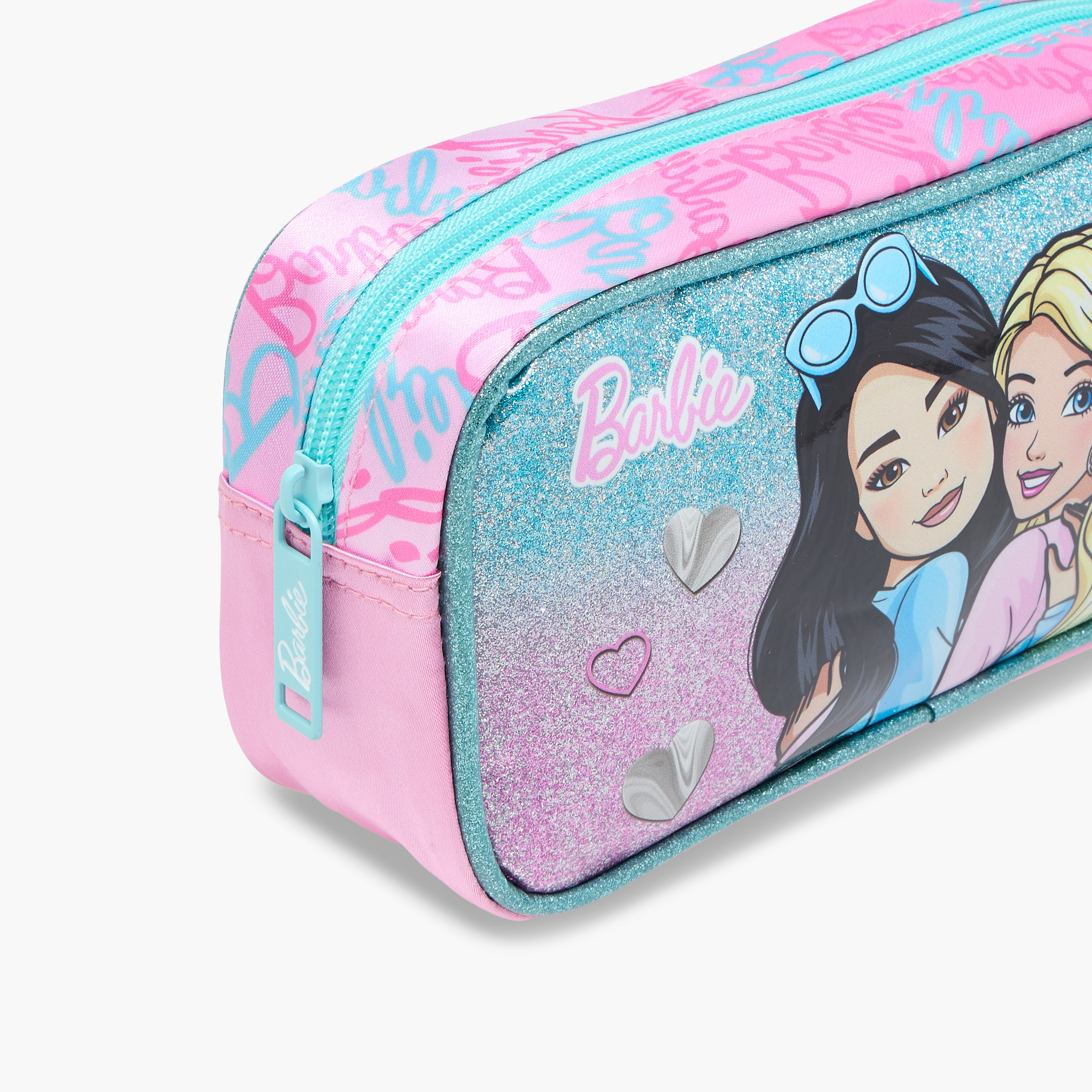 Barbie Printed Pencil Pouch with Zip Closure-school-stationery-pencilcases-image-6