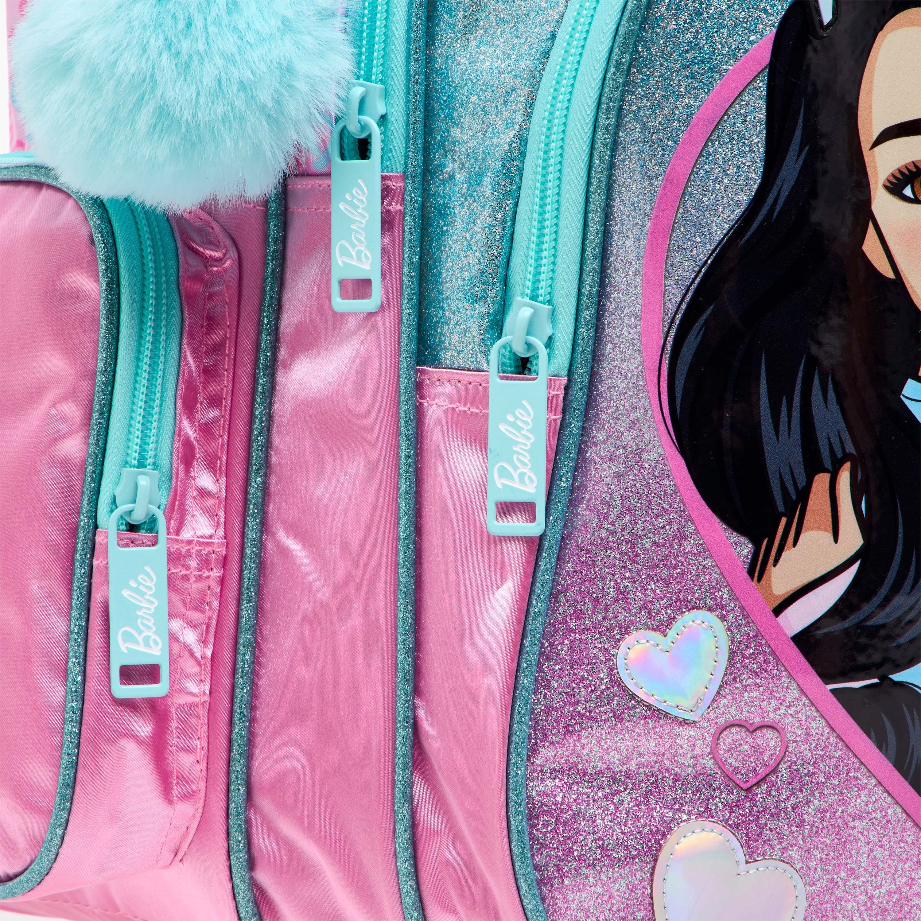Barbie Printed Backpack with Adjustable Straps and Zip Closure - 16 inches-school-bagsandbackpacks-backpacks-image-12