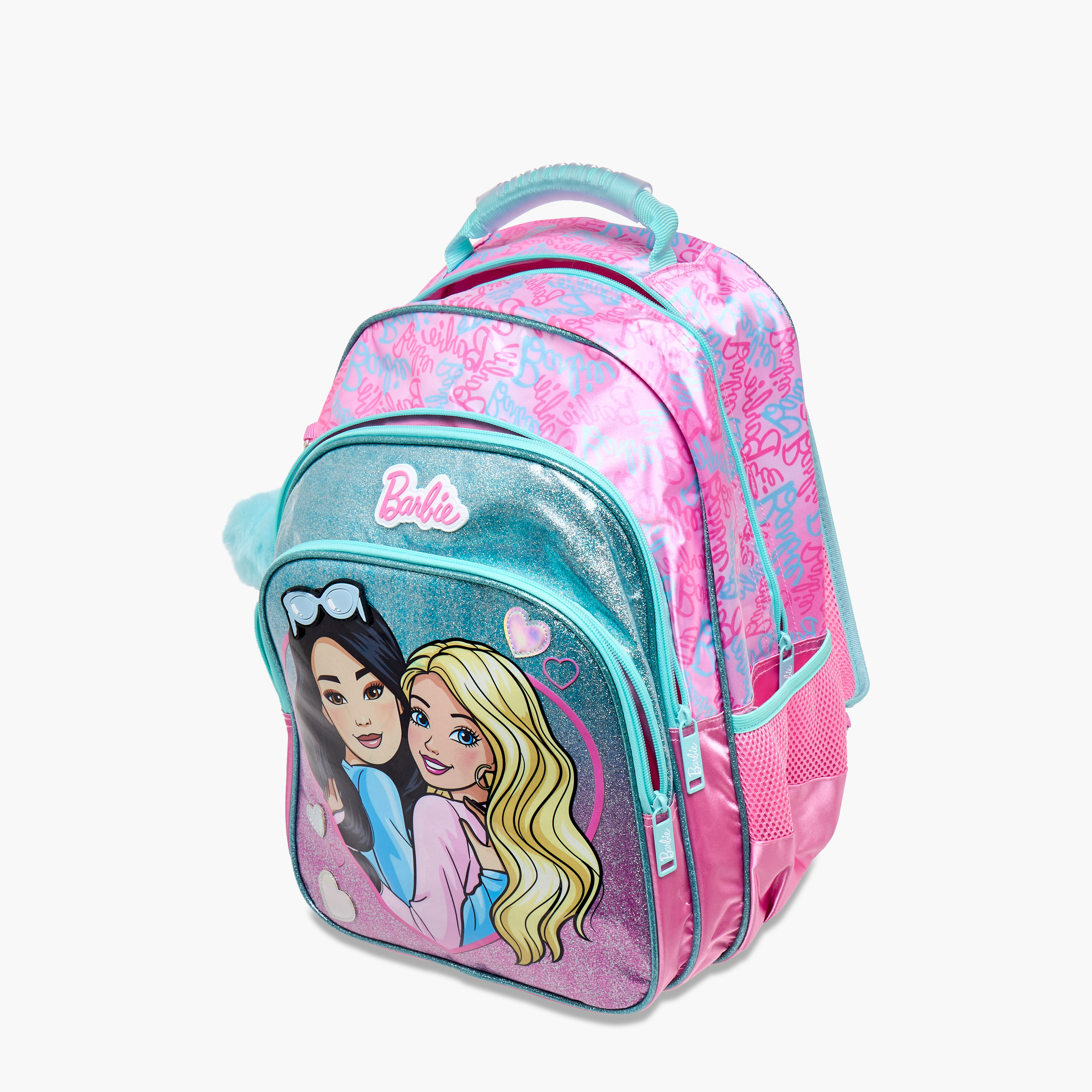 Barbie Printed Backpack with Adjustable Straps and Zip Closure - 16 inches-school-bagsandbackpacks-backpacks-image-13