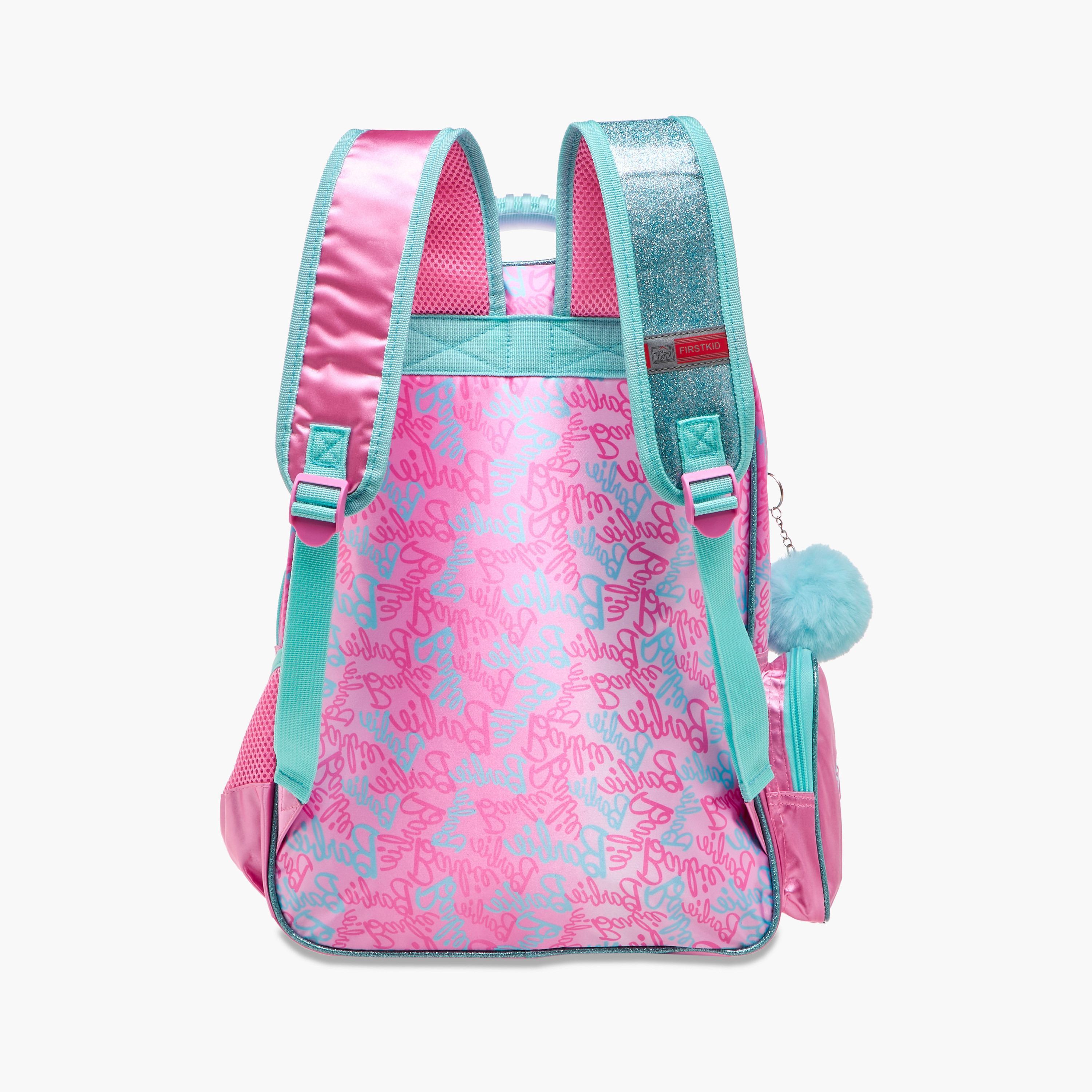 شنطة ظهر بطبعات باربي مع حمالات قابلة للتعديل وإغلاق بسحّاب - 16 بوصة-school-bagsandbackpacks-backpacks-image-4