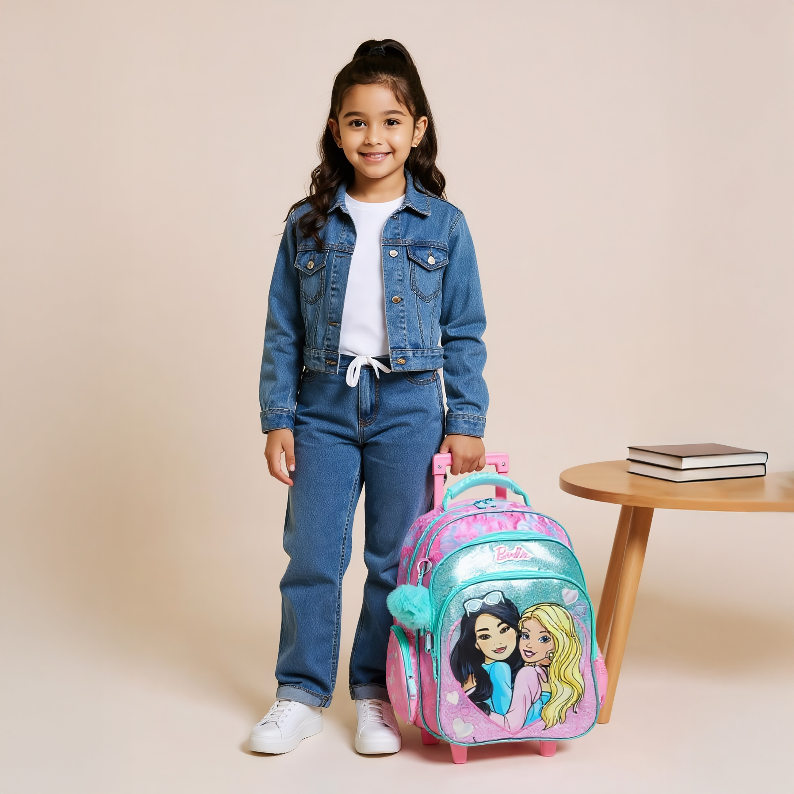 شنطة ظهر ترولي بمقبض قابل للسحب وطبعات - 16 بوصة-school-bagsandbackpacks-trolleybags-image-8