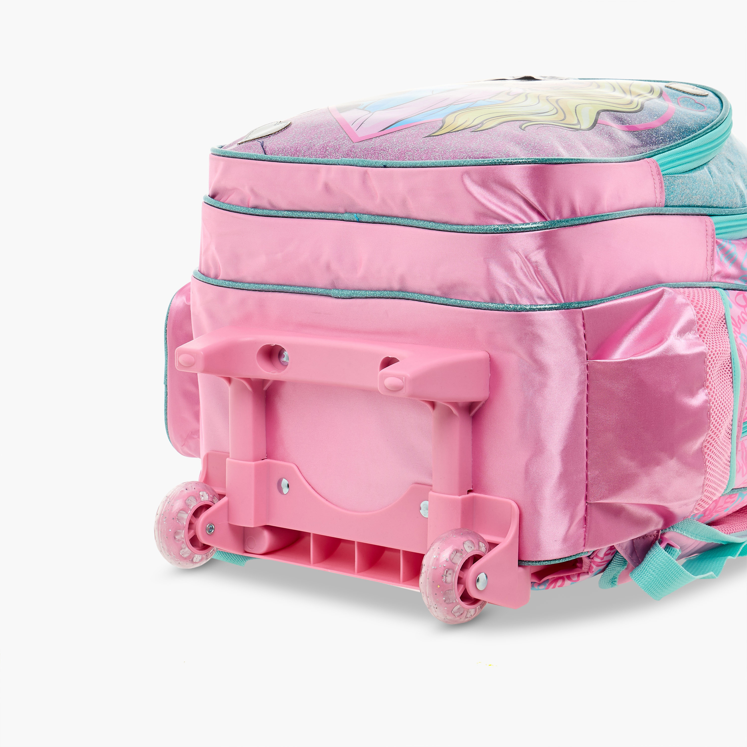 Barbie Printed Trolley Backpack with Retractable Handle - 16 inches-school-bagsandbackpacks-trolleybags-image-11