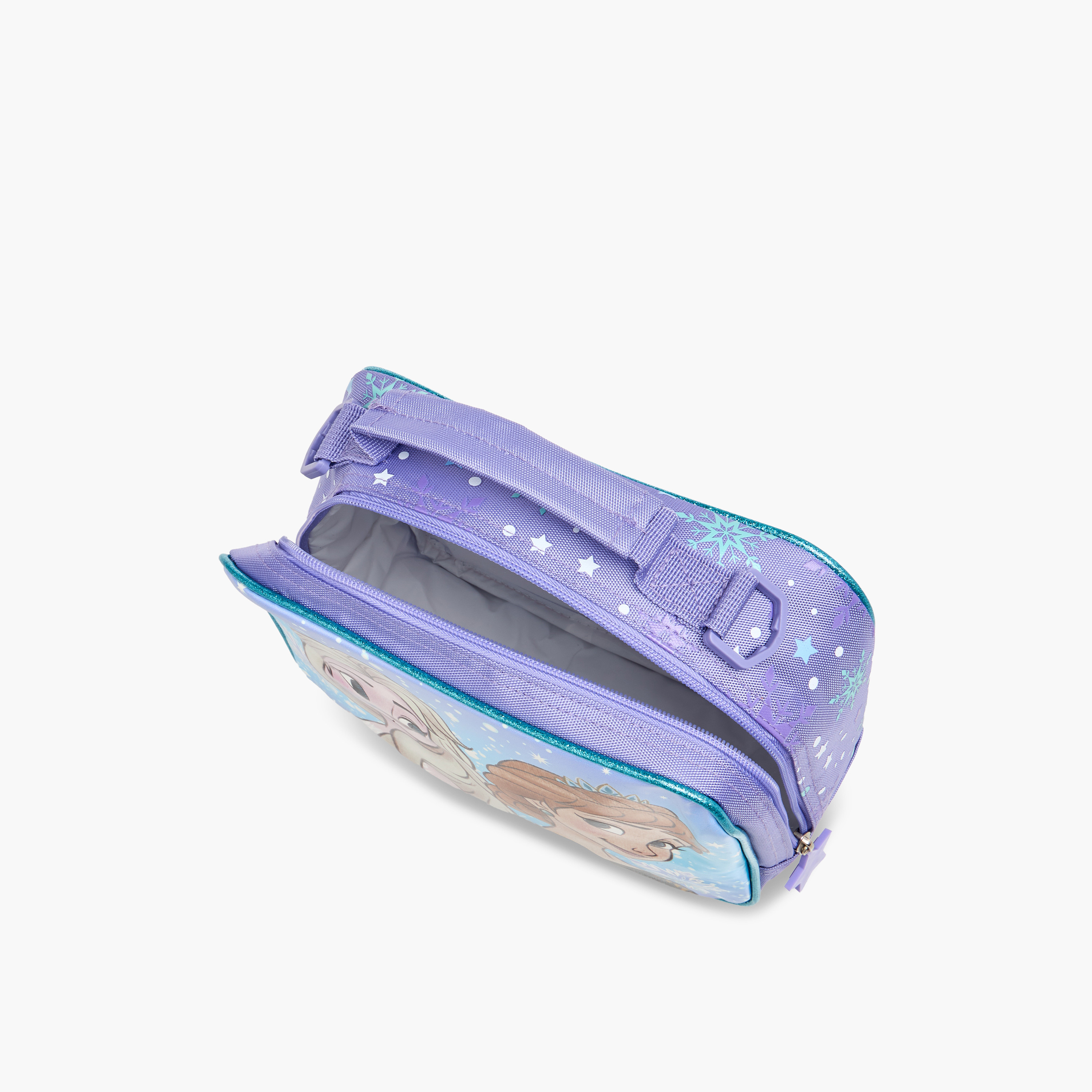 Disney Frozen Print Lunch Bag with Adjustable Strap and Zip Closure-school-lunchessentials-lunchbags-image-7