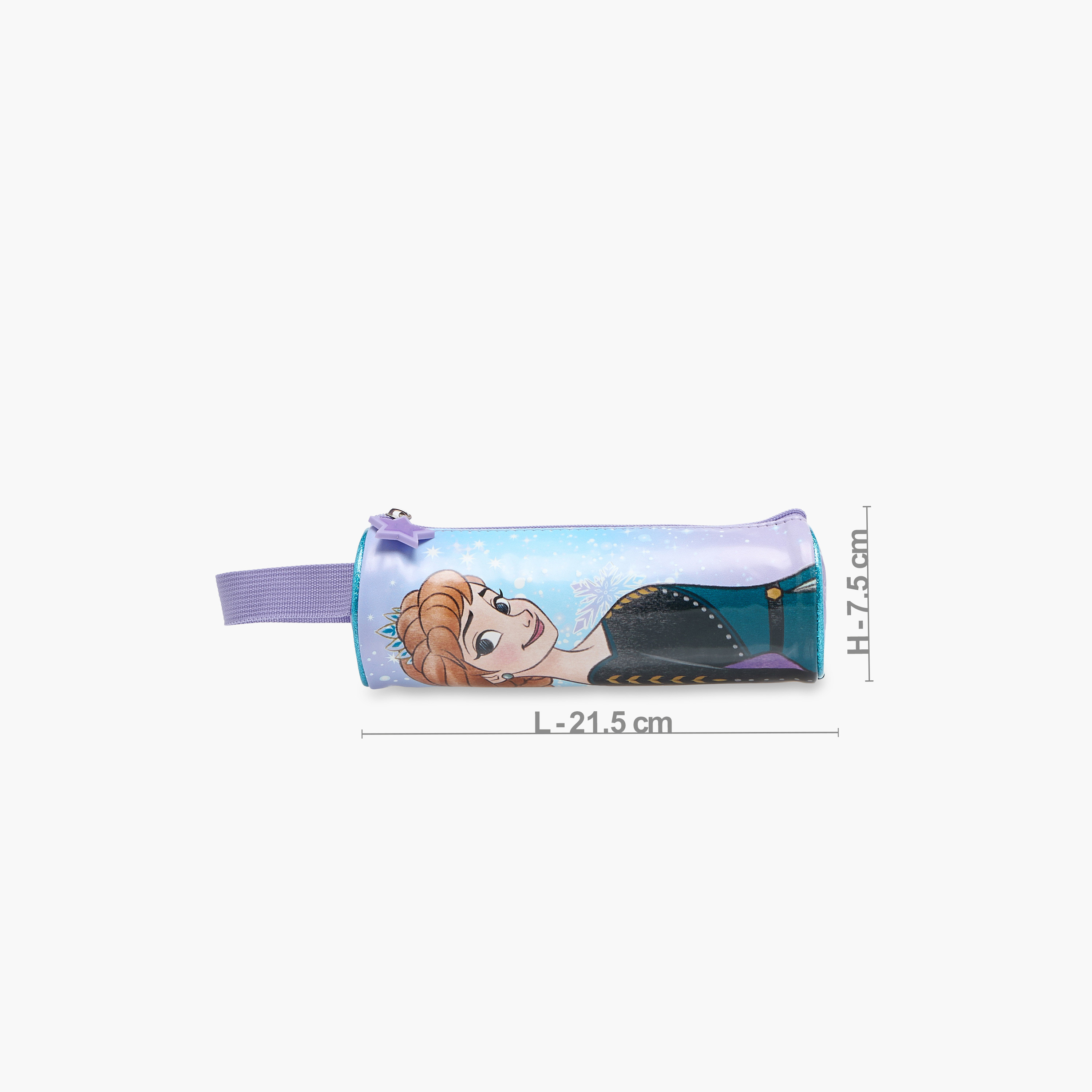 Disney Frozen Print Pencil Pouch with Zip Closure-school-stationery-pencilcases-image-2