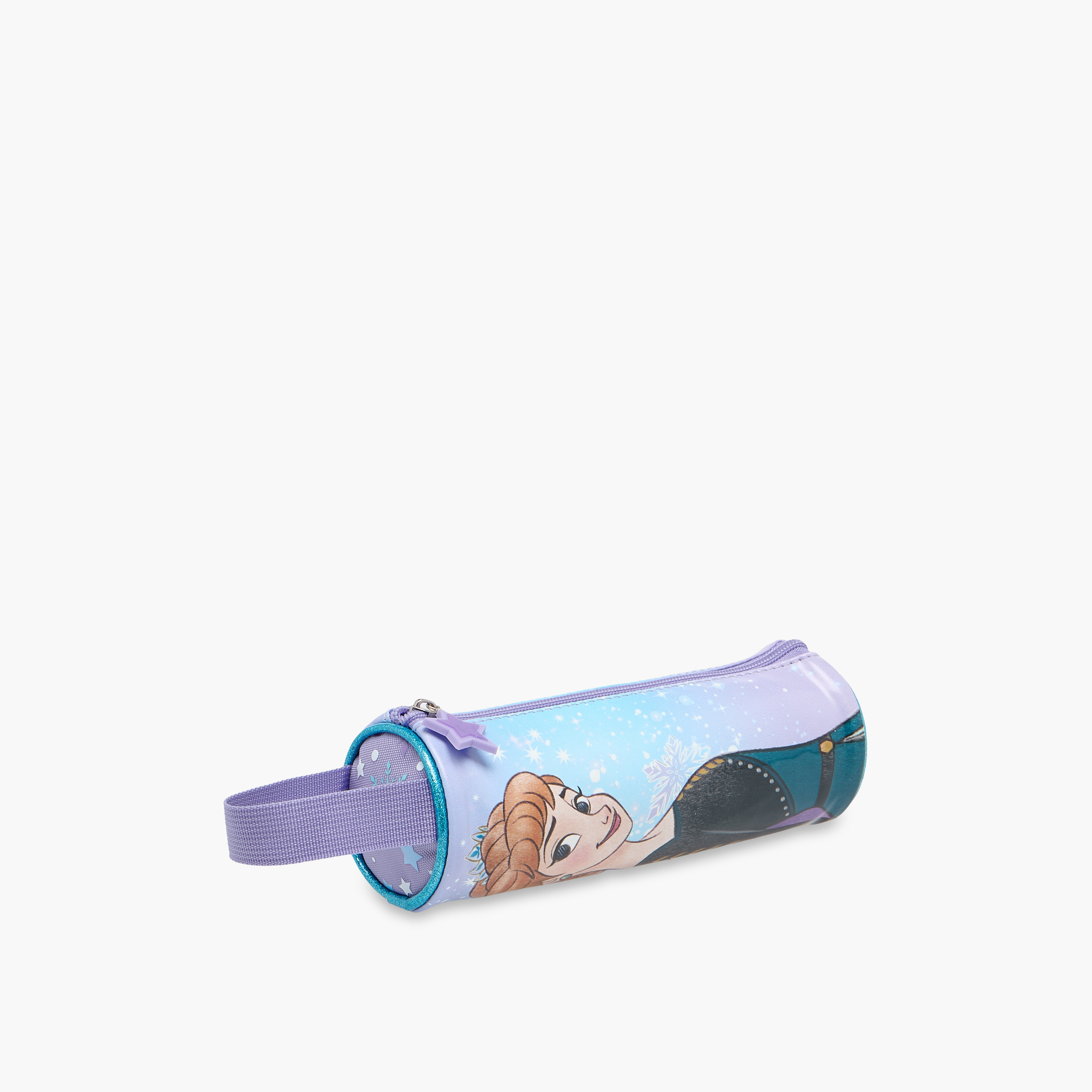 Disney Frozen Print Pencil Pouch with Zip Closure-school-stationery-pencilcases-image-3
