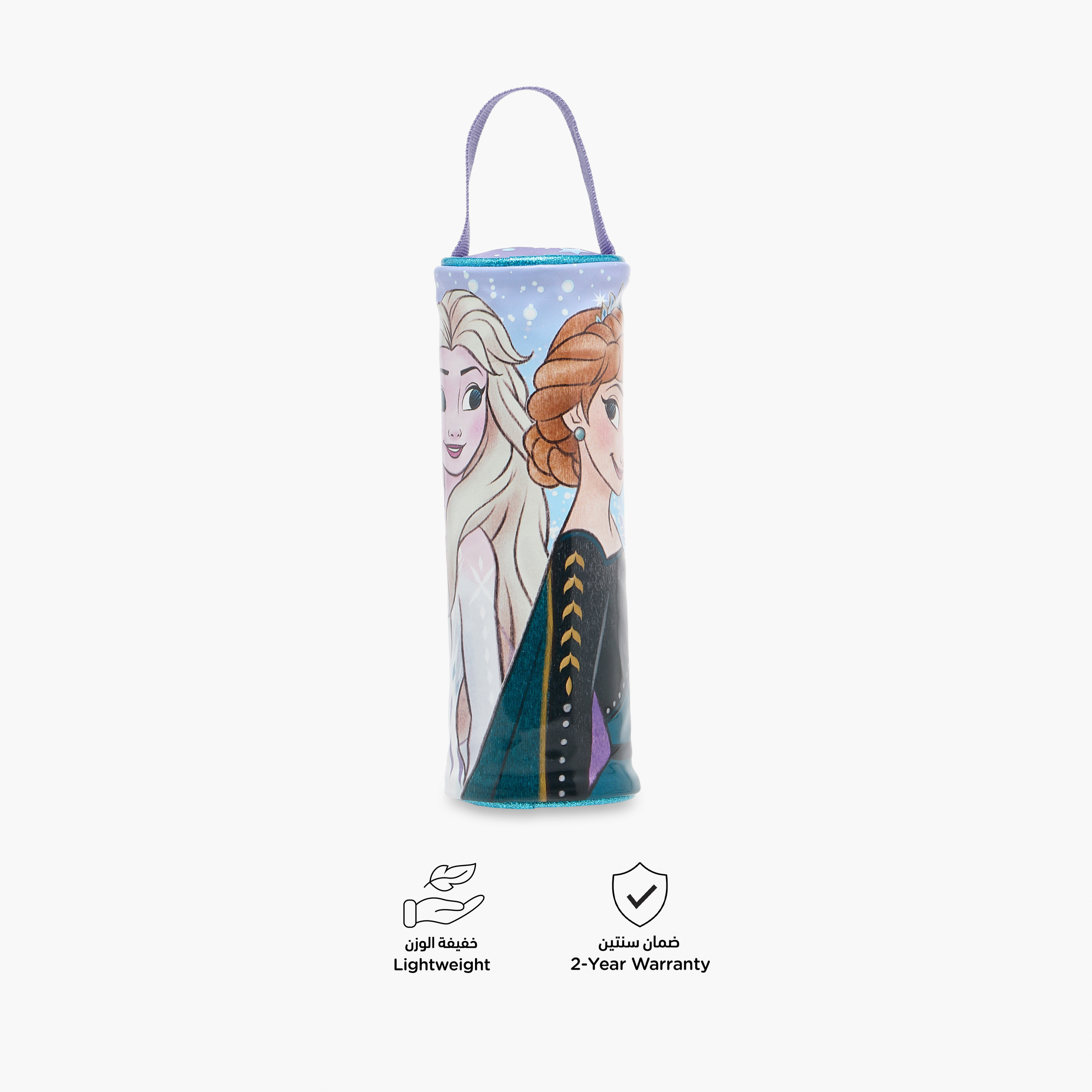 Disney Frozen Print Pencil Pouch with Zip Closure-school-stationery-pencilcases-image-4
