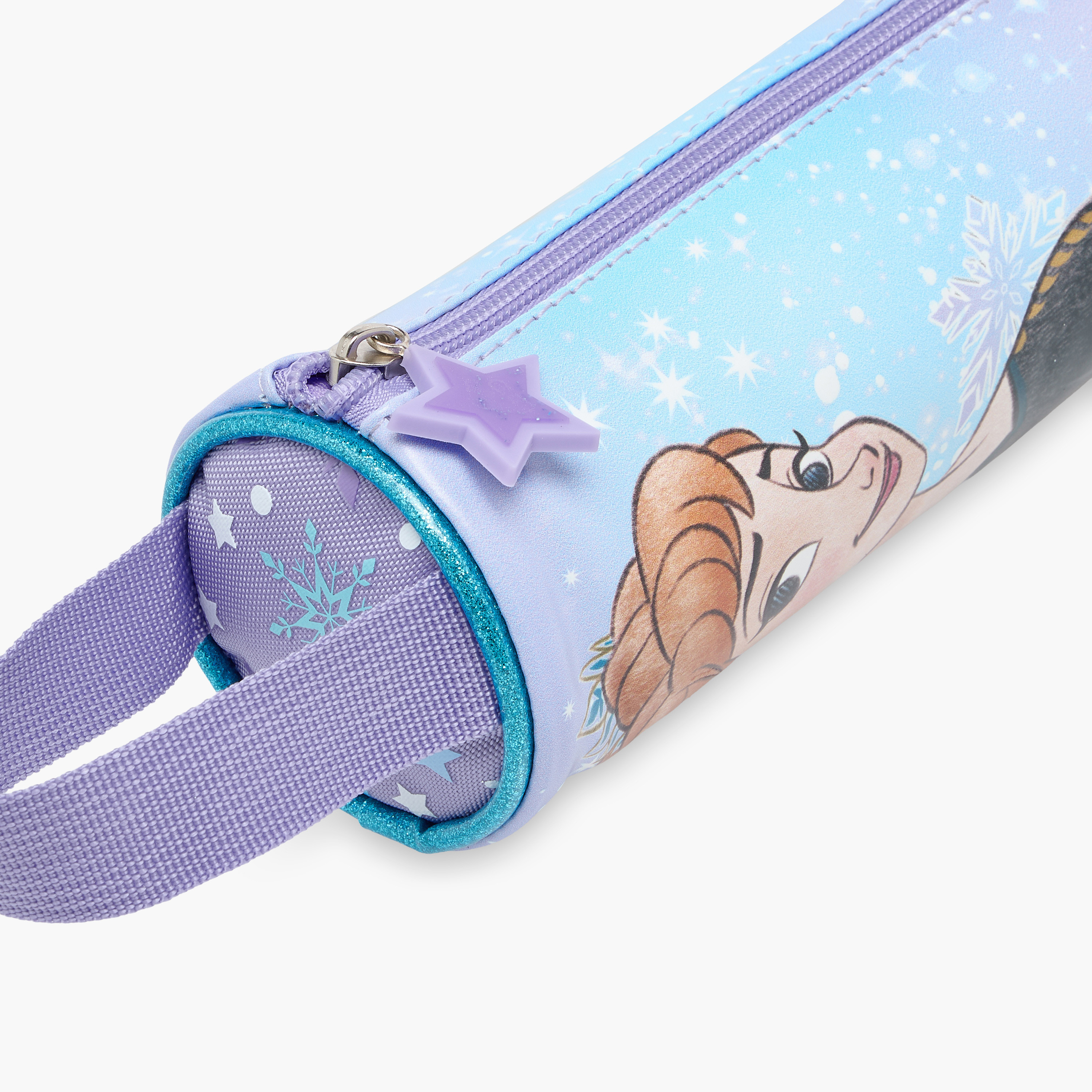Disney Frozen Print Pencil Pouch with Zip Closure-school-stationery-pencilcases-image-6