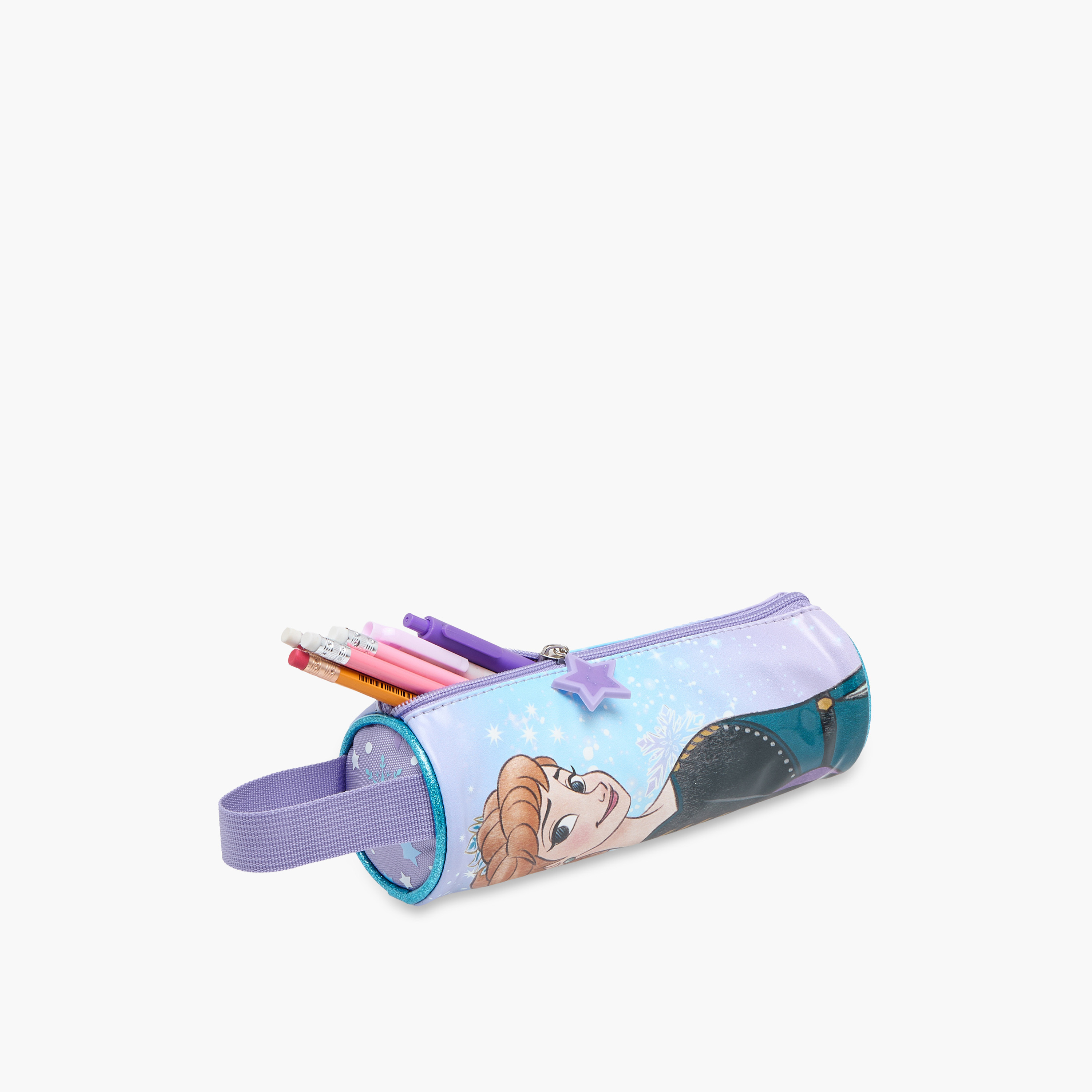 Disney Frozen Print Pencil Pouch with Zip Closure-school-stationery-pencilcases-image-7