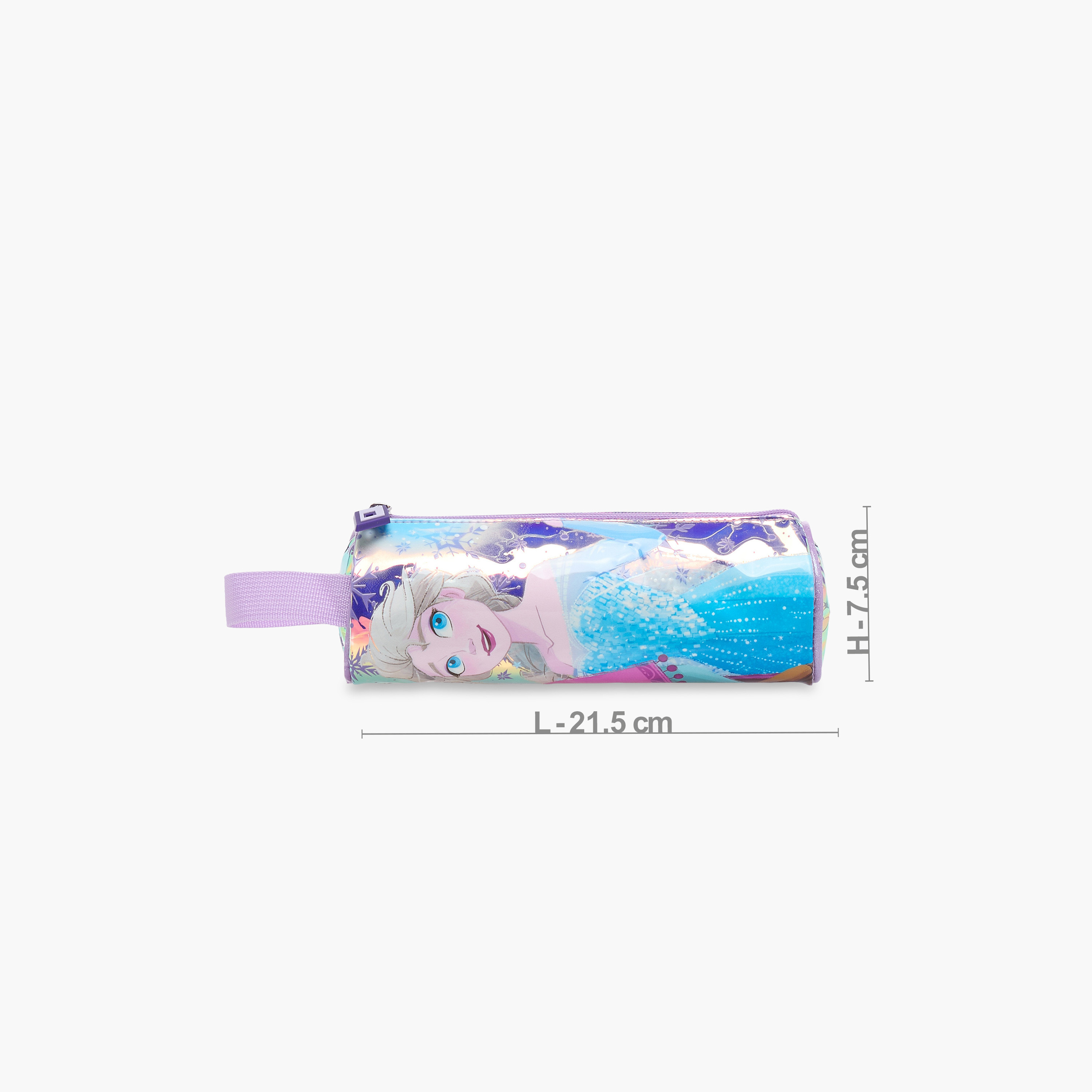 Disney Frozen Print Pencil Pouch with Zip Closure-school-stationery-pencilcases-image-2