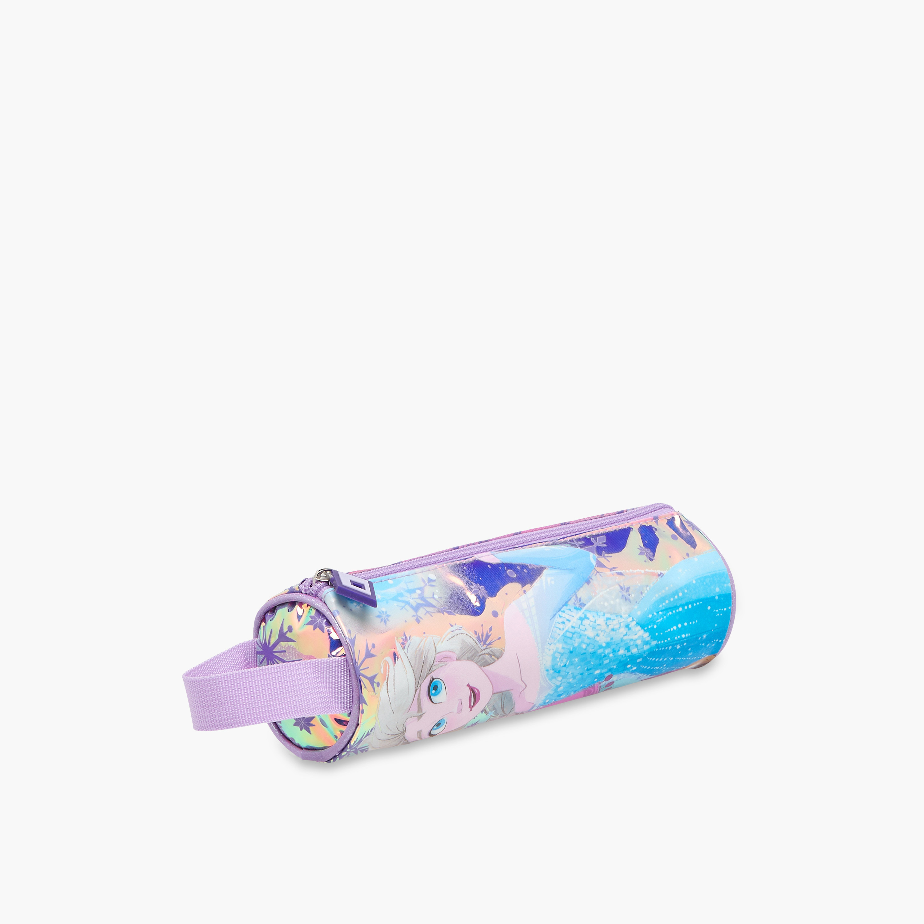 Disney Frozen Print Pencil Pouch with Zip Closure-school-stationery-pencilcases-image-3