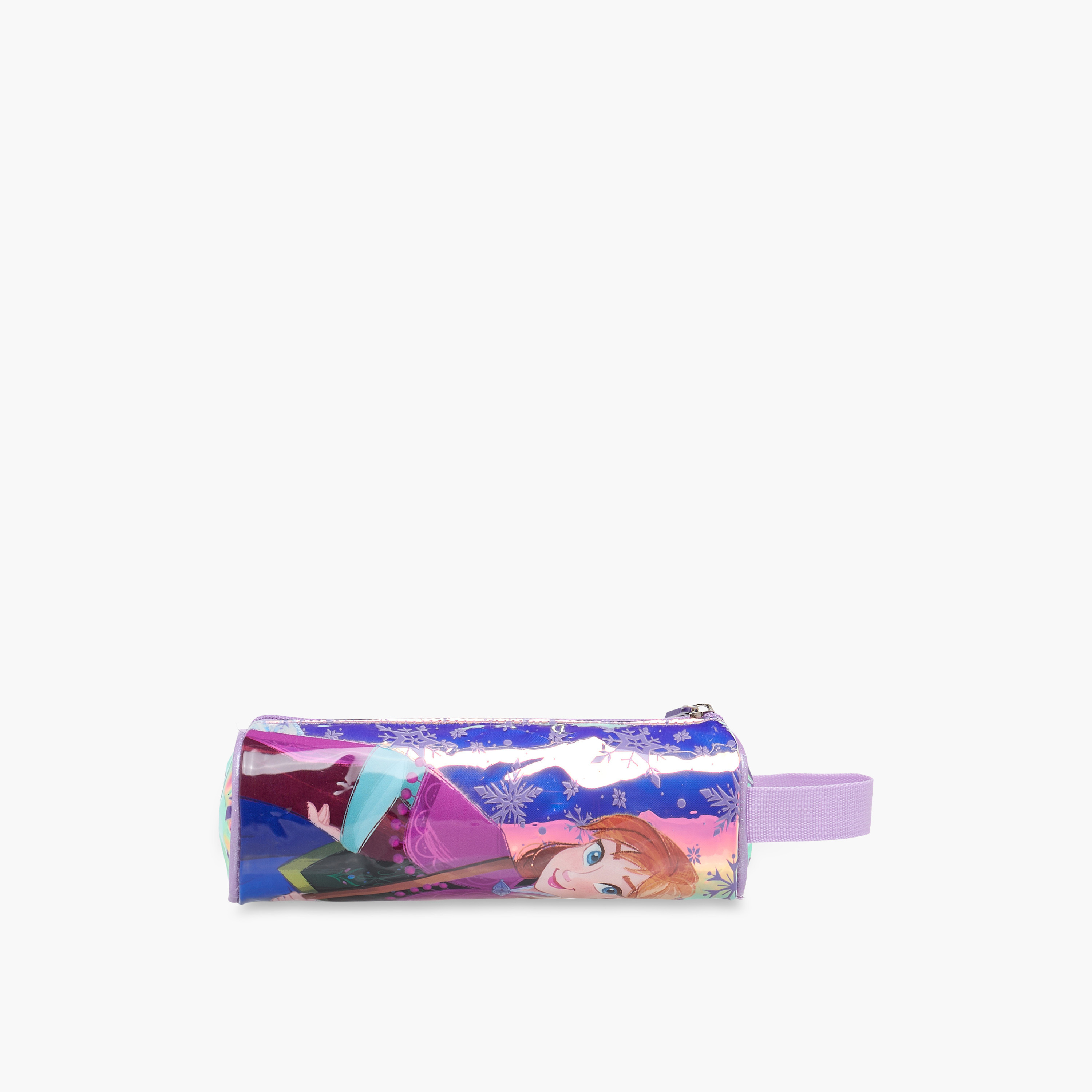 Disney Frozen Print Pencil Pouch with Zip Closure-school-stationery-pencilcases-image-5