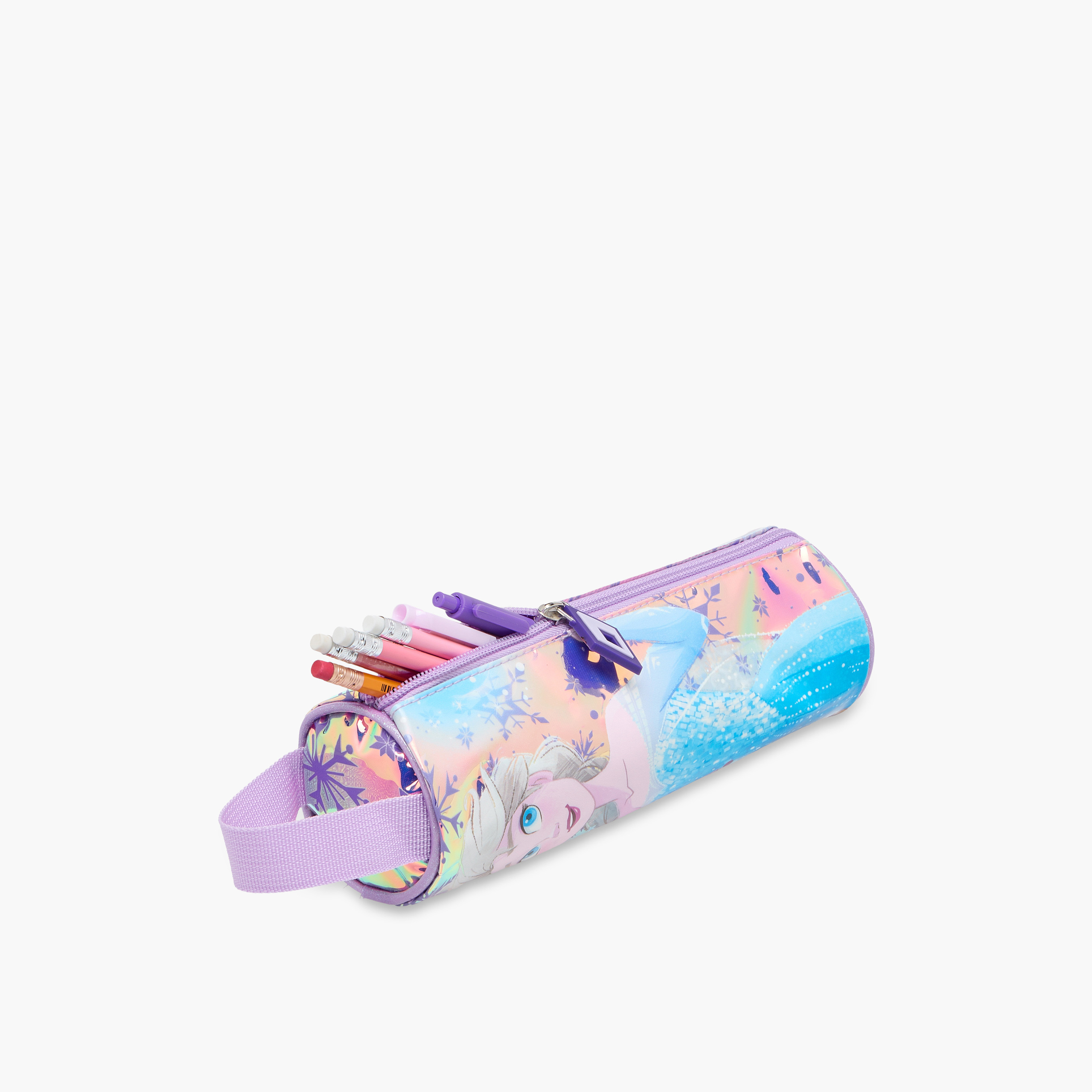 Disney Frozen Print Pencil Pouch with Zip Closure-school-stationery-pencilcases-image-7