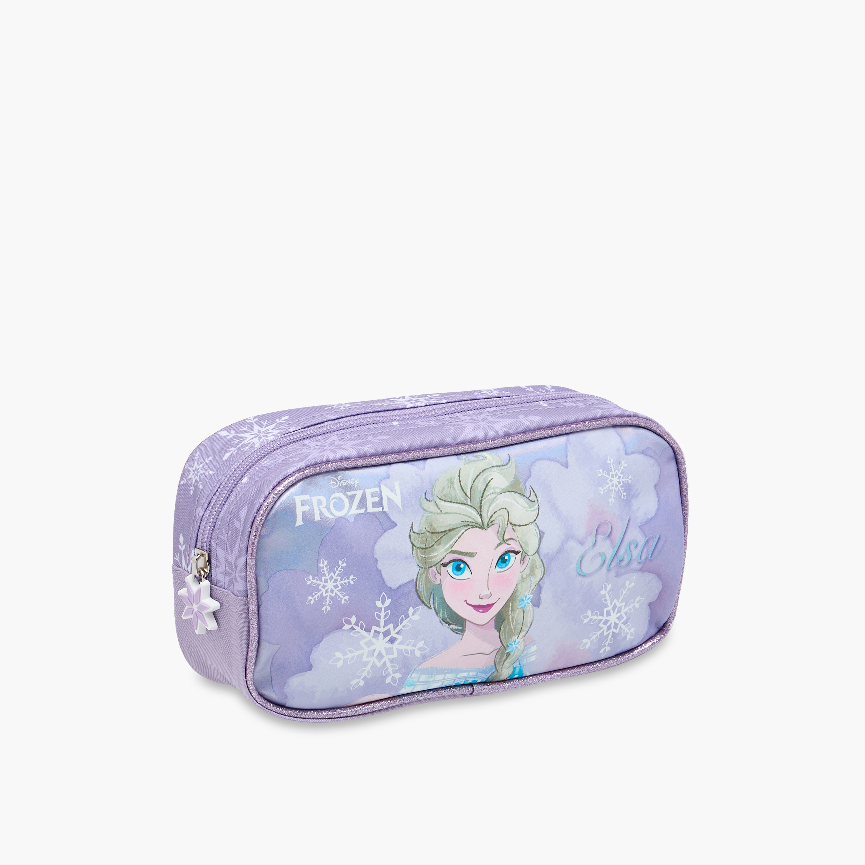 Disney Frozen Print Pencil Pouch with Zip Closure-school-stationery-pencilcases-image-3