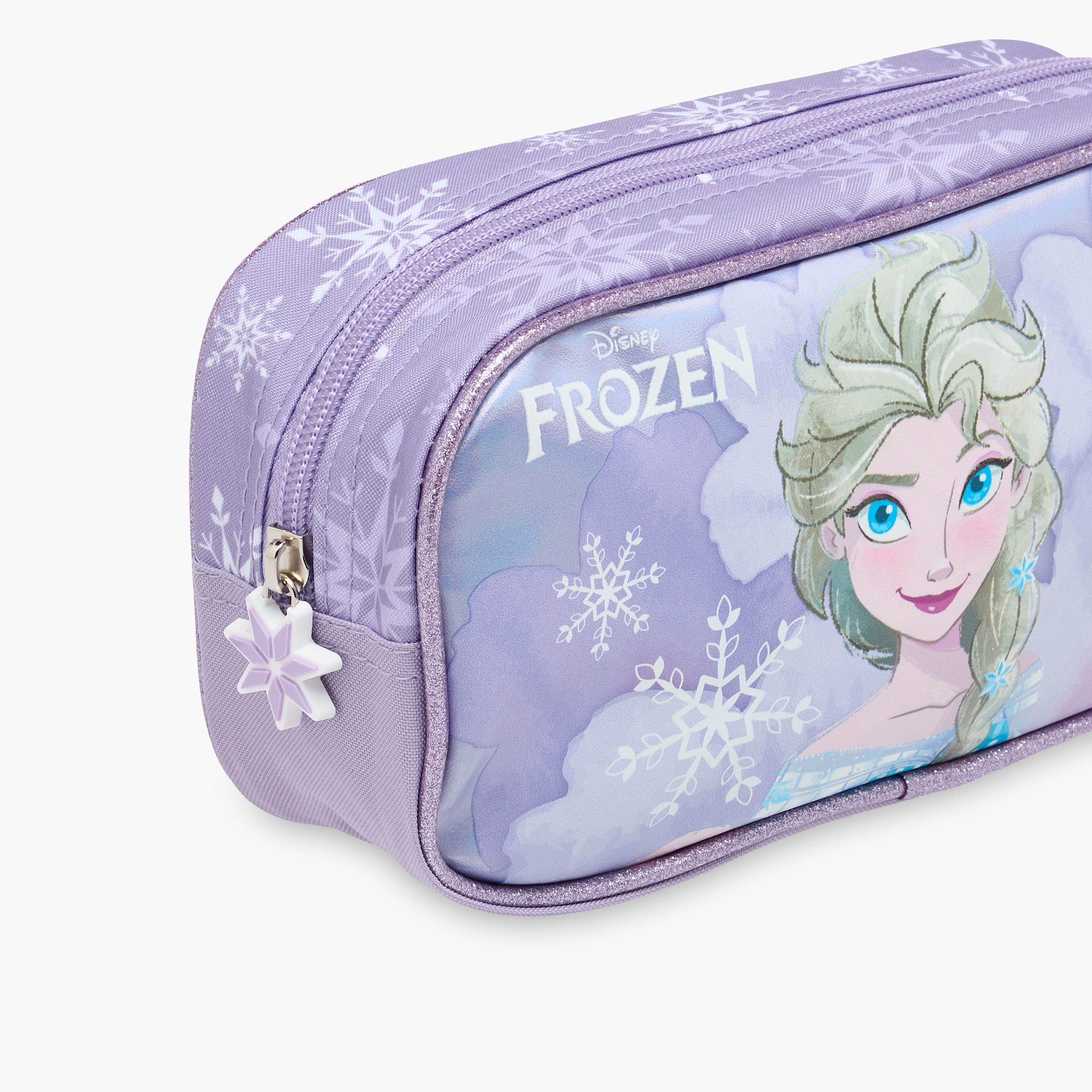 Disney Frozen Print Pencil Pouch with Zip Closure-school-stationery-pencilcases-image-6