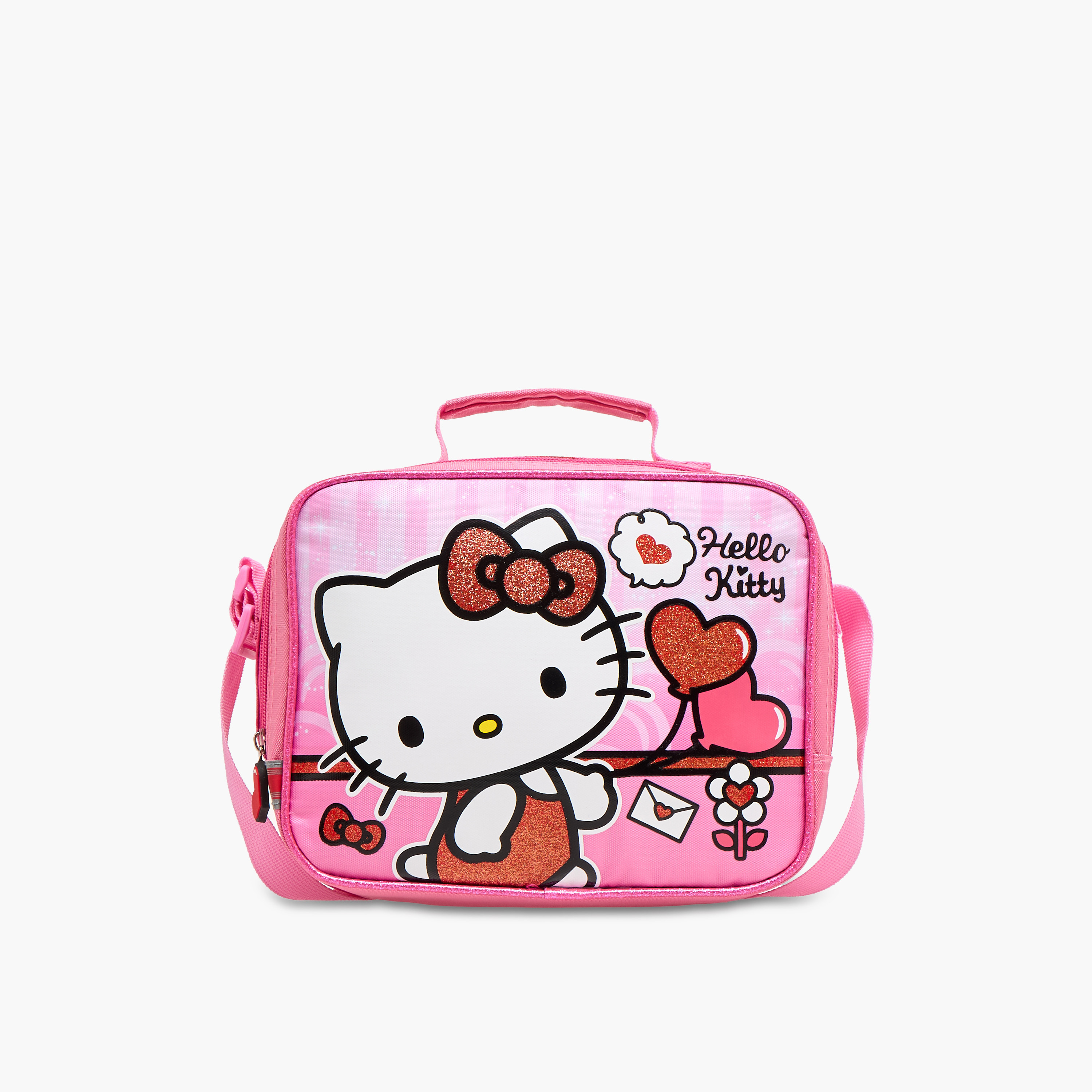 Hello Kitty Insulated Lunch Bag with Zip Closure-school-lunchessentials-lunchbags-image-1